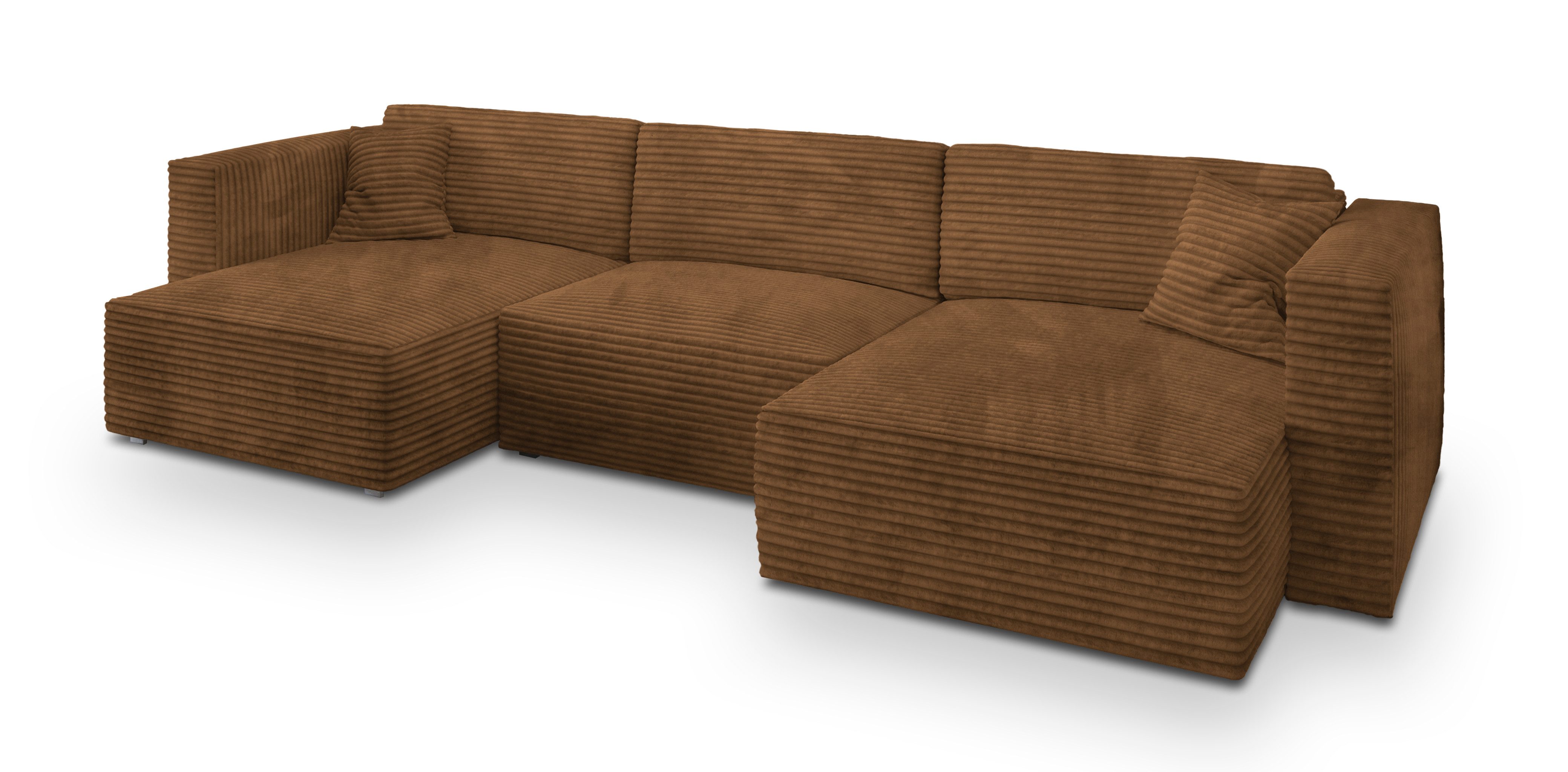 Masseno Ecksofa SARMO mit Schlaffunktion U-Form, günstig online kaufen