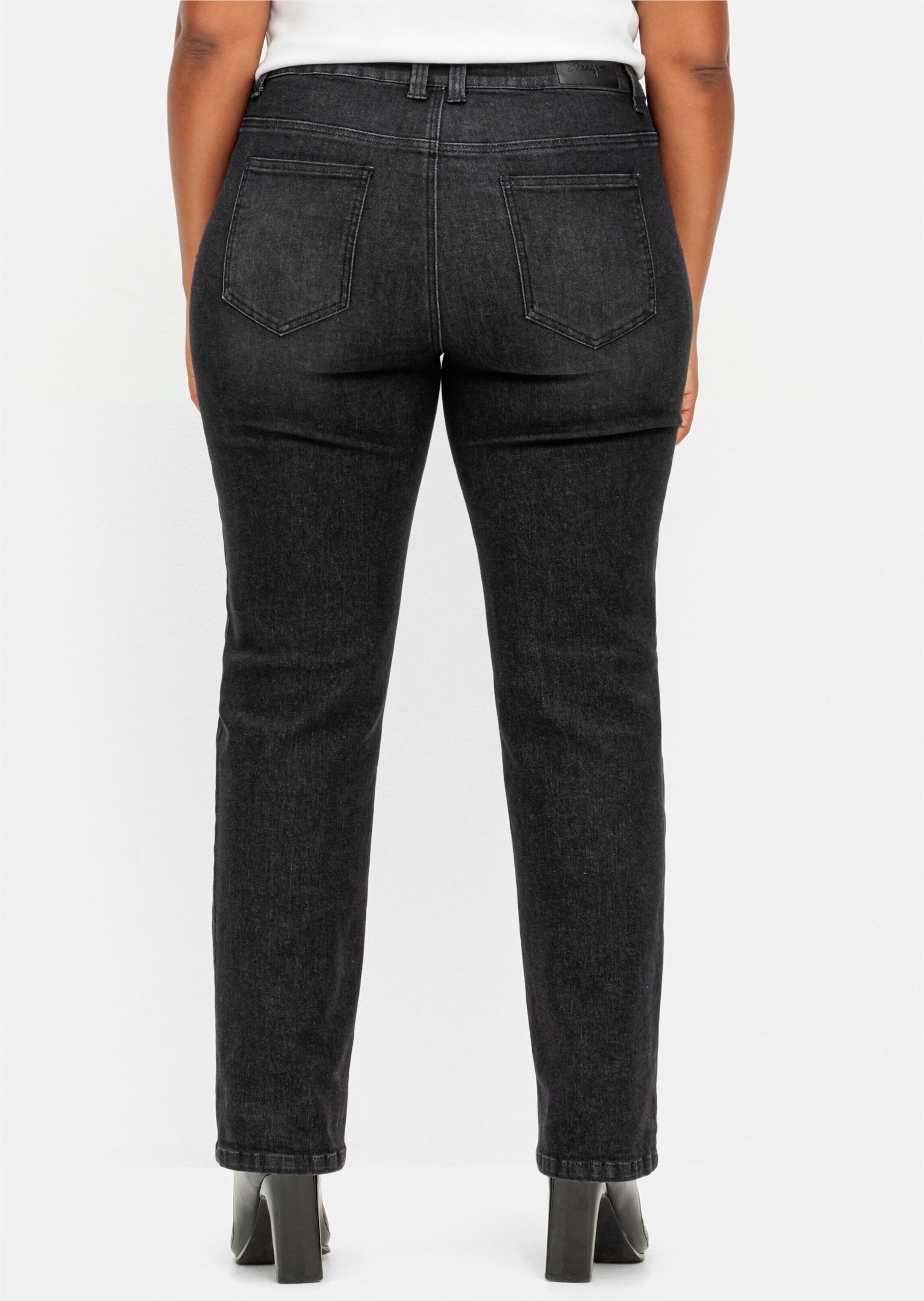 Sheego Bequeme Jeans Stretch-Jeans normal mit funktionellen TruTemp365® Fasern – Bild 2 von 5