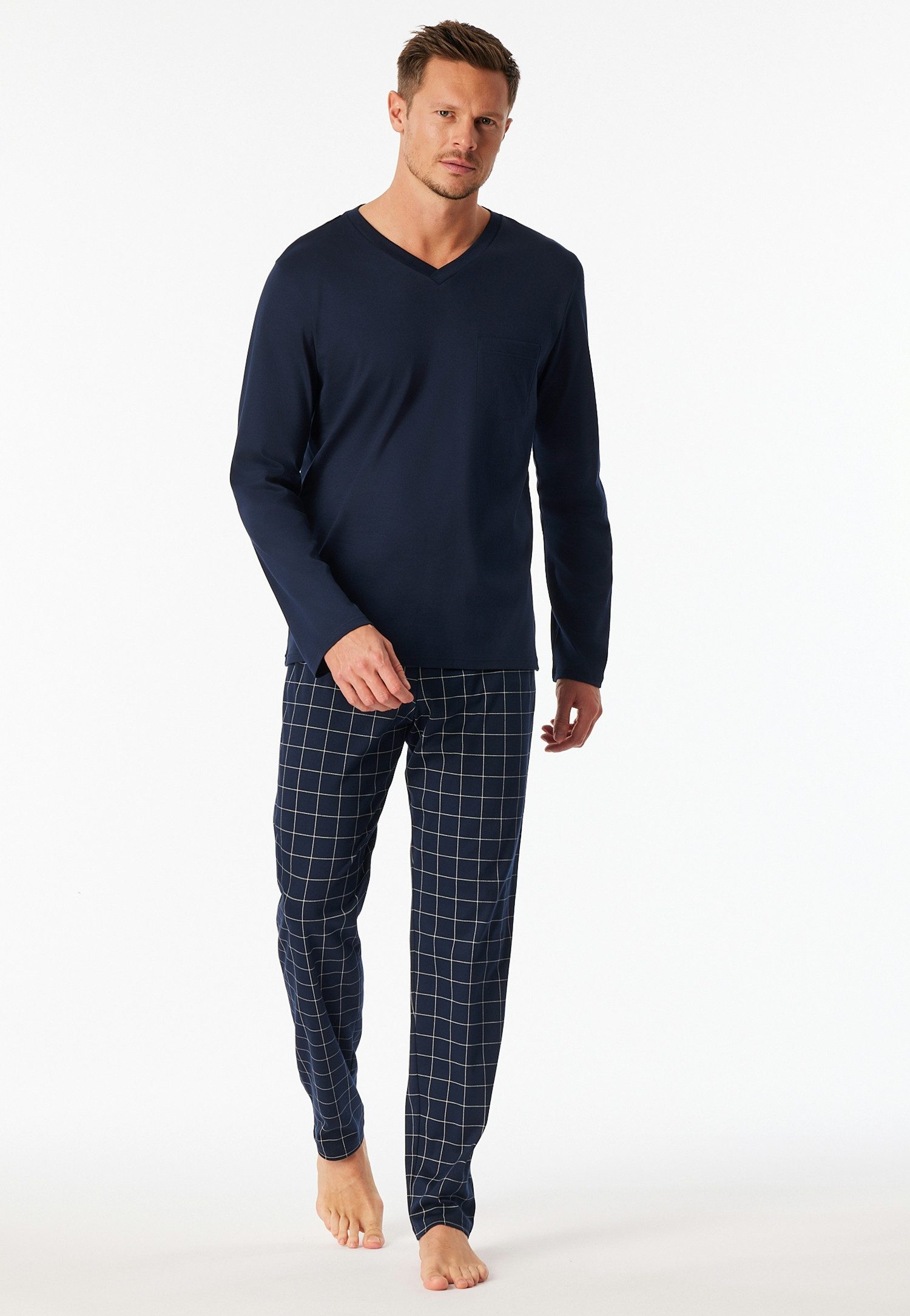 Schiesser Pyjama Fine Interlock (2 tlg) günstig online kaufen