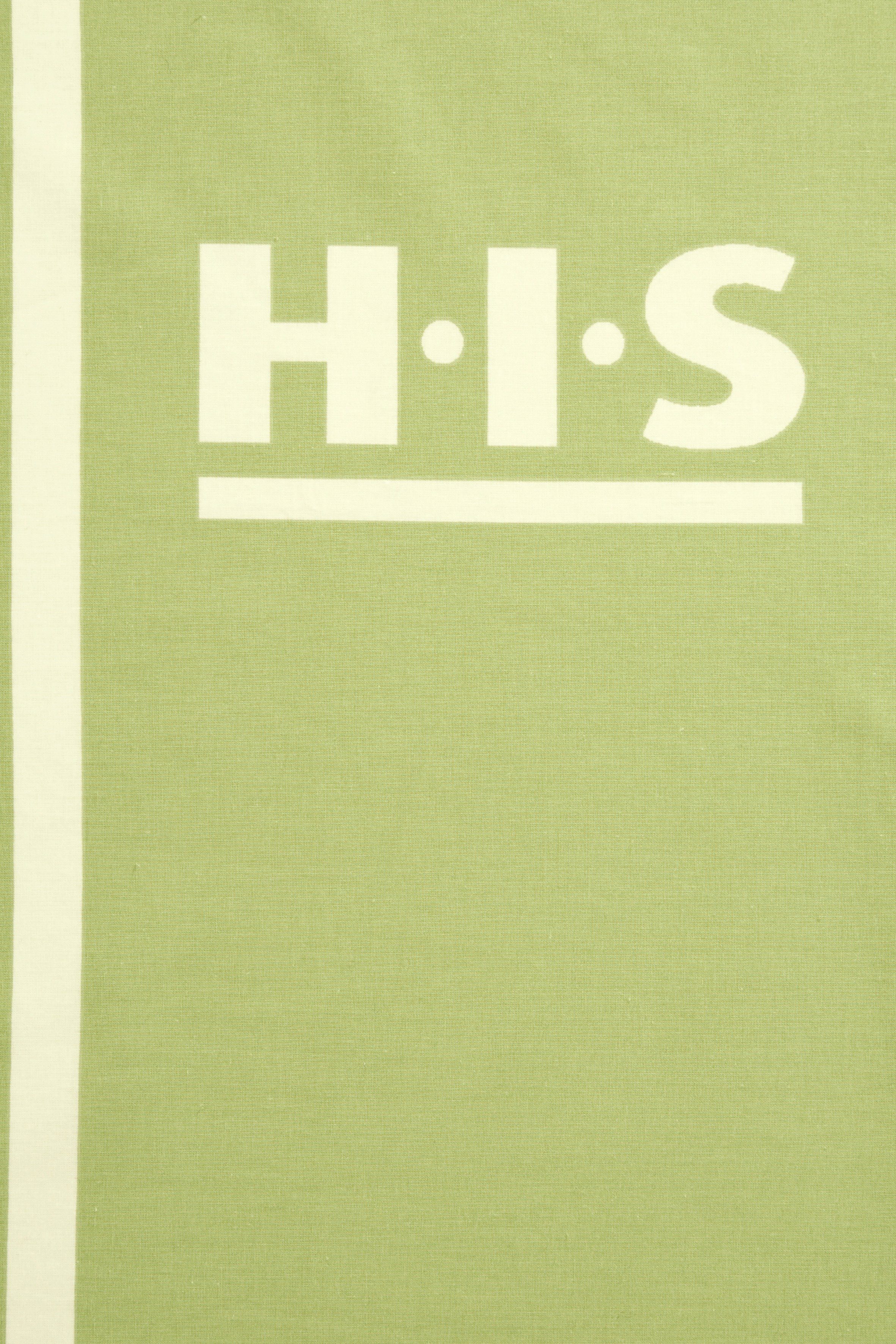 grün Bettwäsche 155x220 cm, Philip aus H.I.S, sportliche Gr. Bettwäsche Baumwolle, teilig, 2 oder 135x200 in Renforcé, kariert