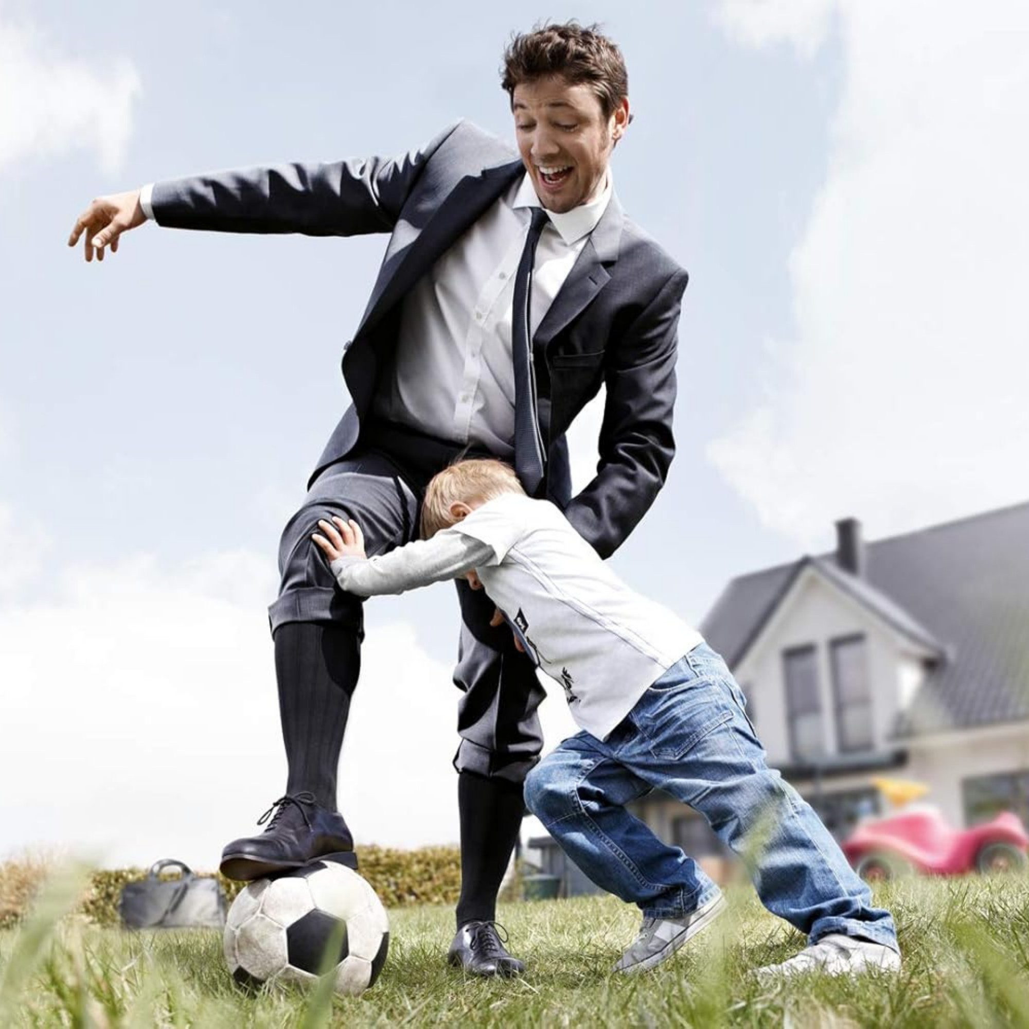 MEDI Kompressionsstrümpfe mediven for men Kniestrümpfe AD, Schwarz, CCL2 (KKL2), Normal