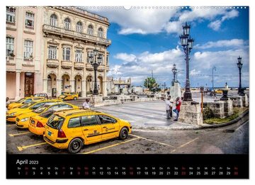 CALVENDO Wandkalender Havanna o la la (Premium, hochwertiger DIN A2 Wandkalender 2023, Kunstdruck in Hochglanz)