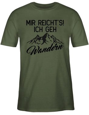 Shirtracer T-Shirt Mir reichts ich geh Wandern Hobby Outfit