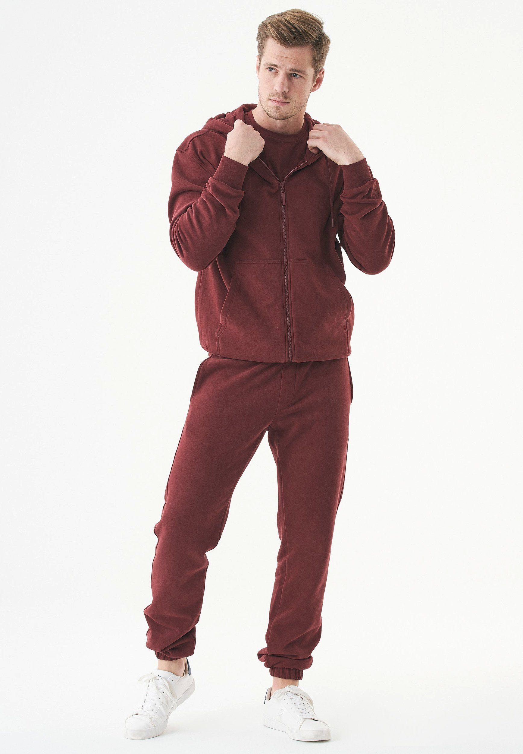 ORGANICATION Sweathose Pars-Men's Sweatpants in Bordeaux