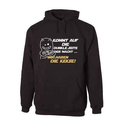 G-graphics Hoodie Kommt auf die dunkle Seite der Macht... wir haben die Kekse! mit trendigem Frontprint, Aufdruck auf der Vorderseite, Spruch/Sprüche/Print/Motiv, für jung & alt