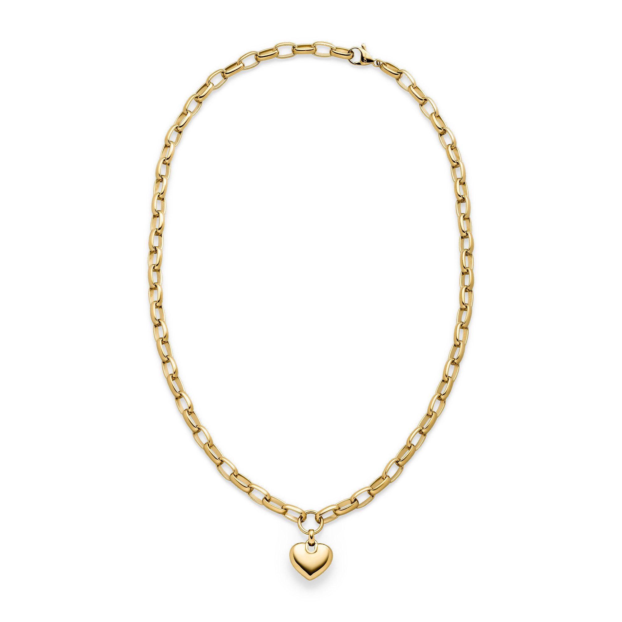Kette mit Anhänger Chunky Heart, Herz
