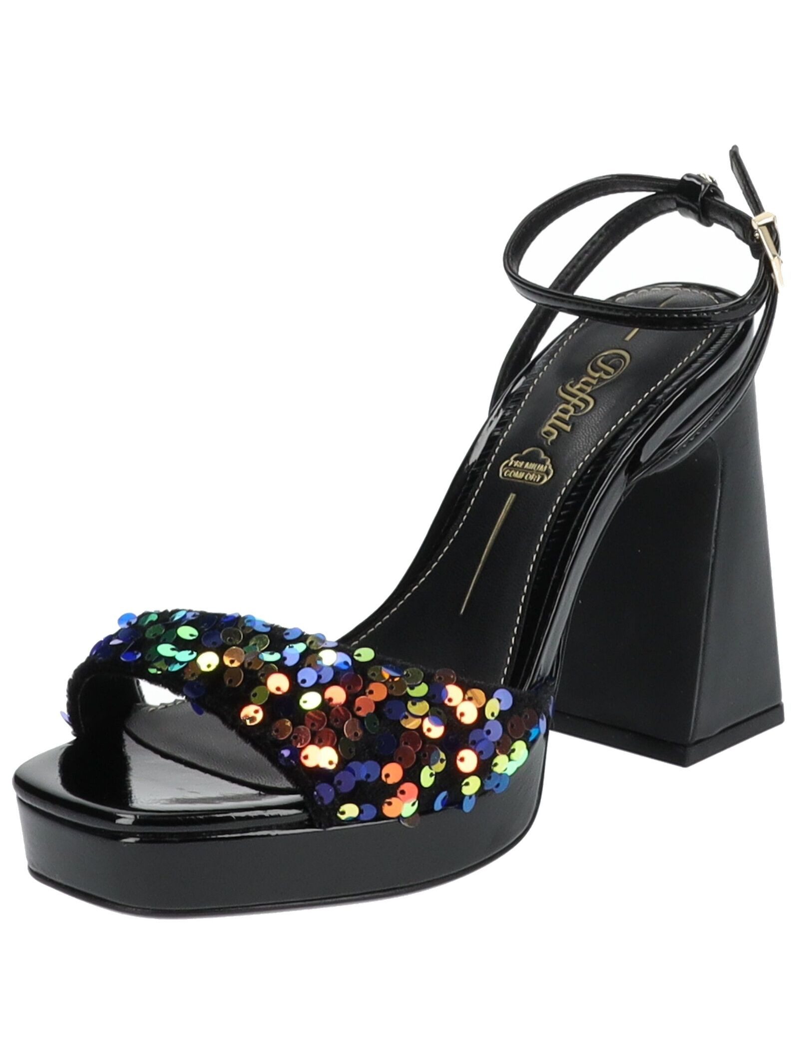 Buffalo Sandalen Textil High-Heel-Sandalette