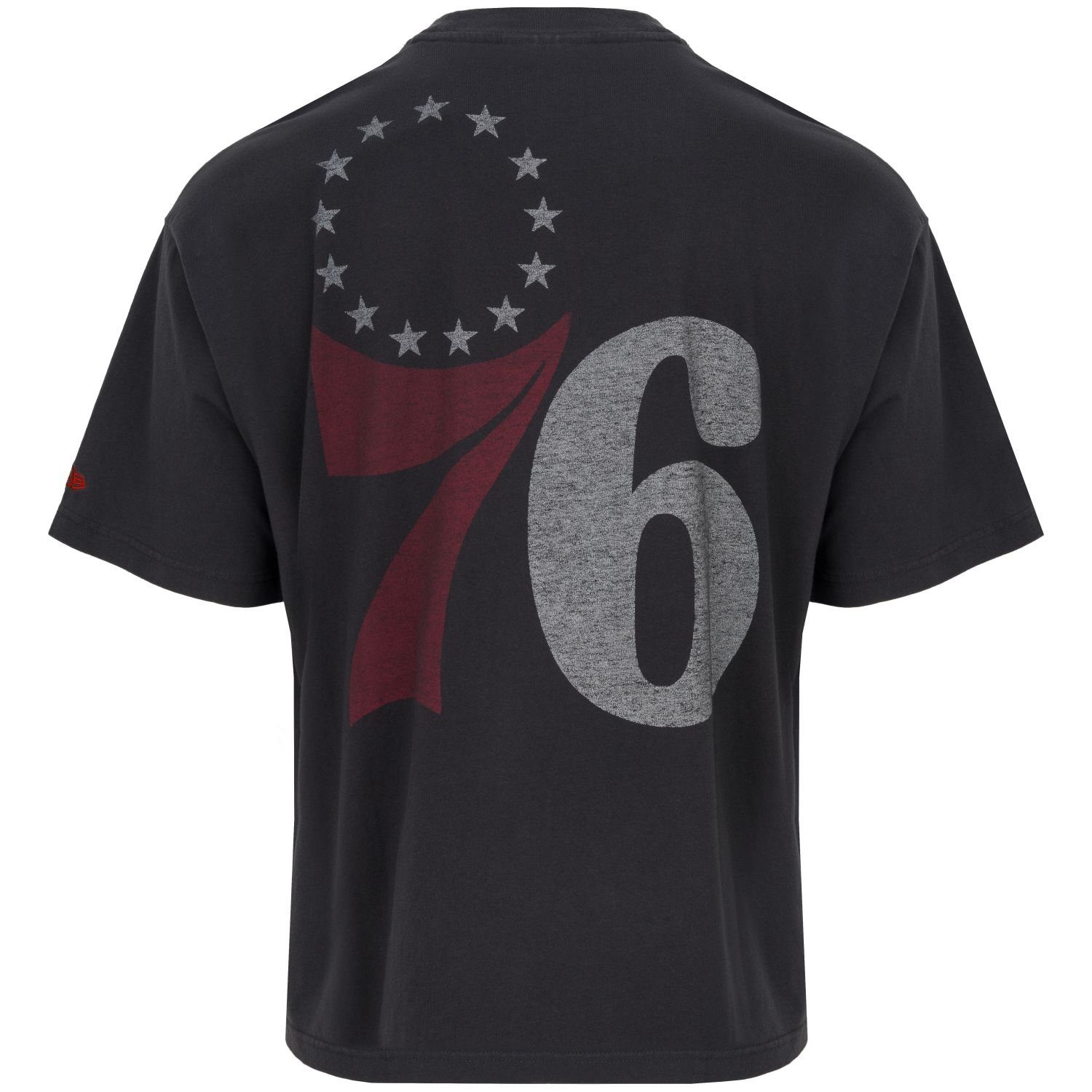 New Era Print-Shirt Oversized WASHED Philadelphia 76ers
