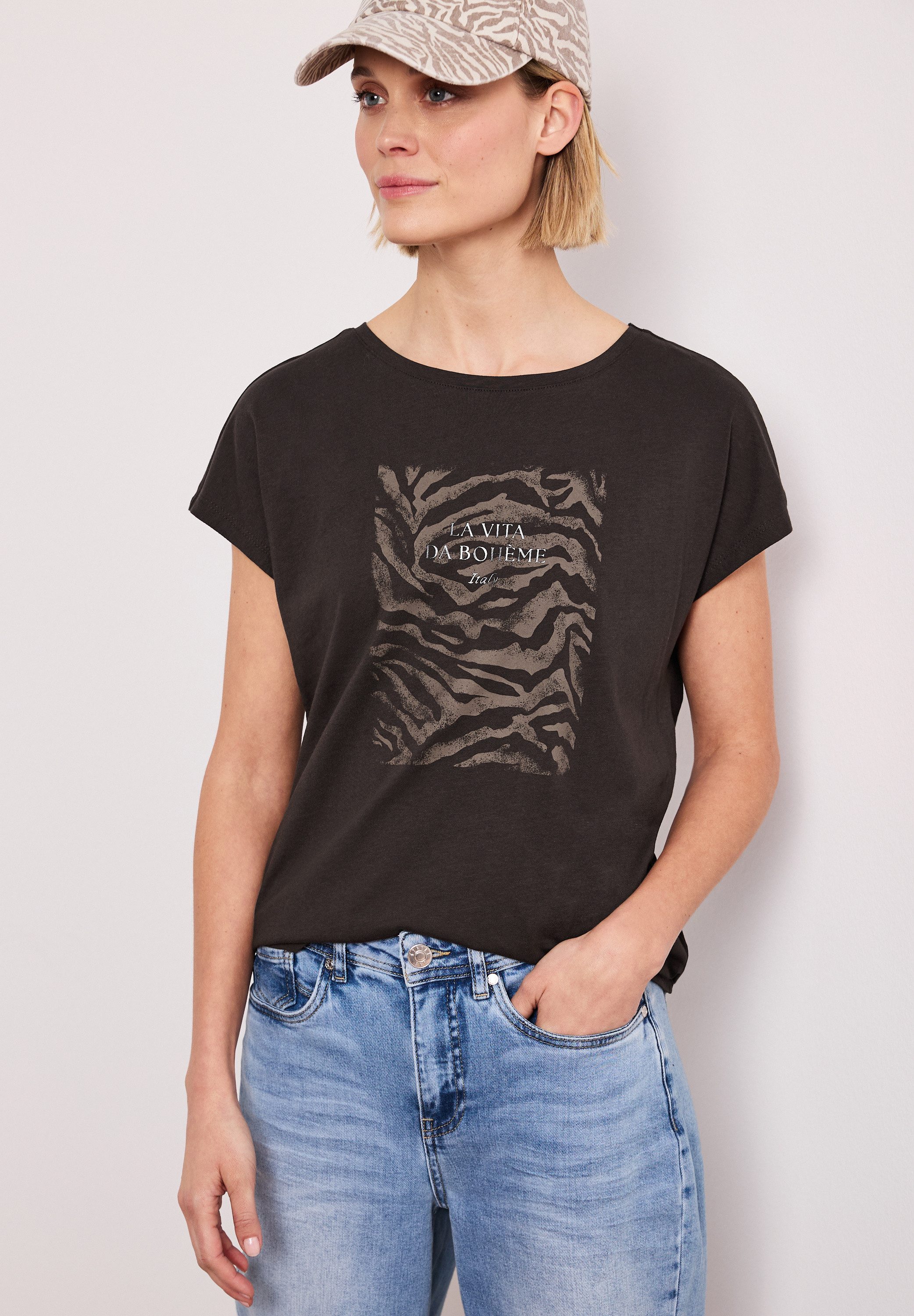 STREET ONE Shirttop mit Print günstig online kaufen