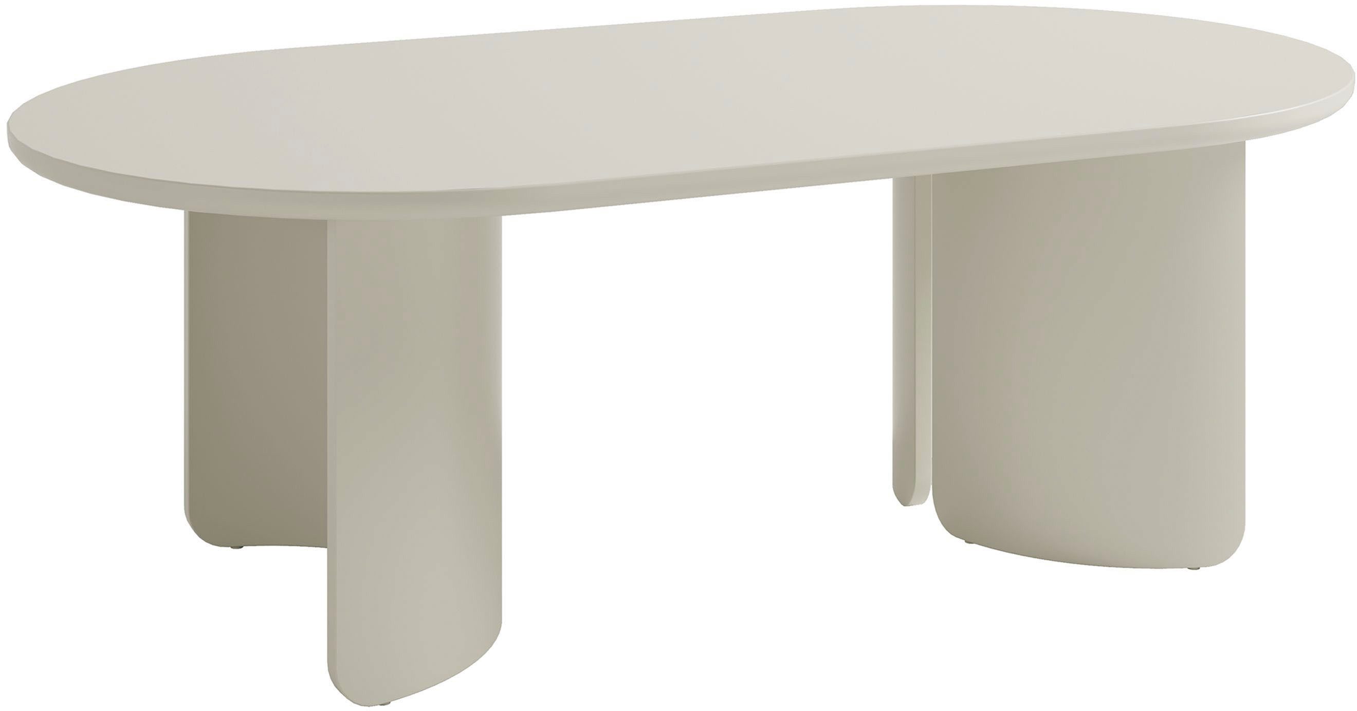 SCHÖNER WOHNEN-Kollektion Couchtisch TROMS (1-St), 110 cm, mit variabel montierbarem Untergestell