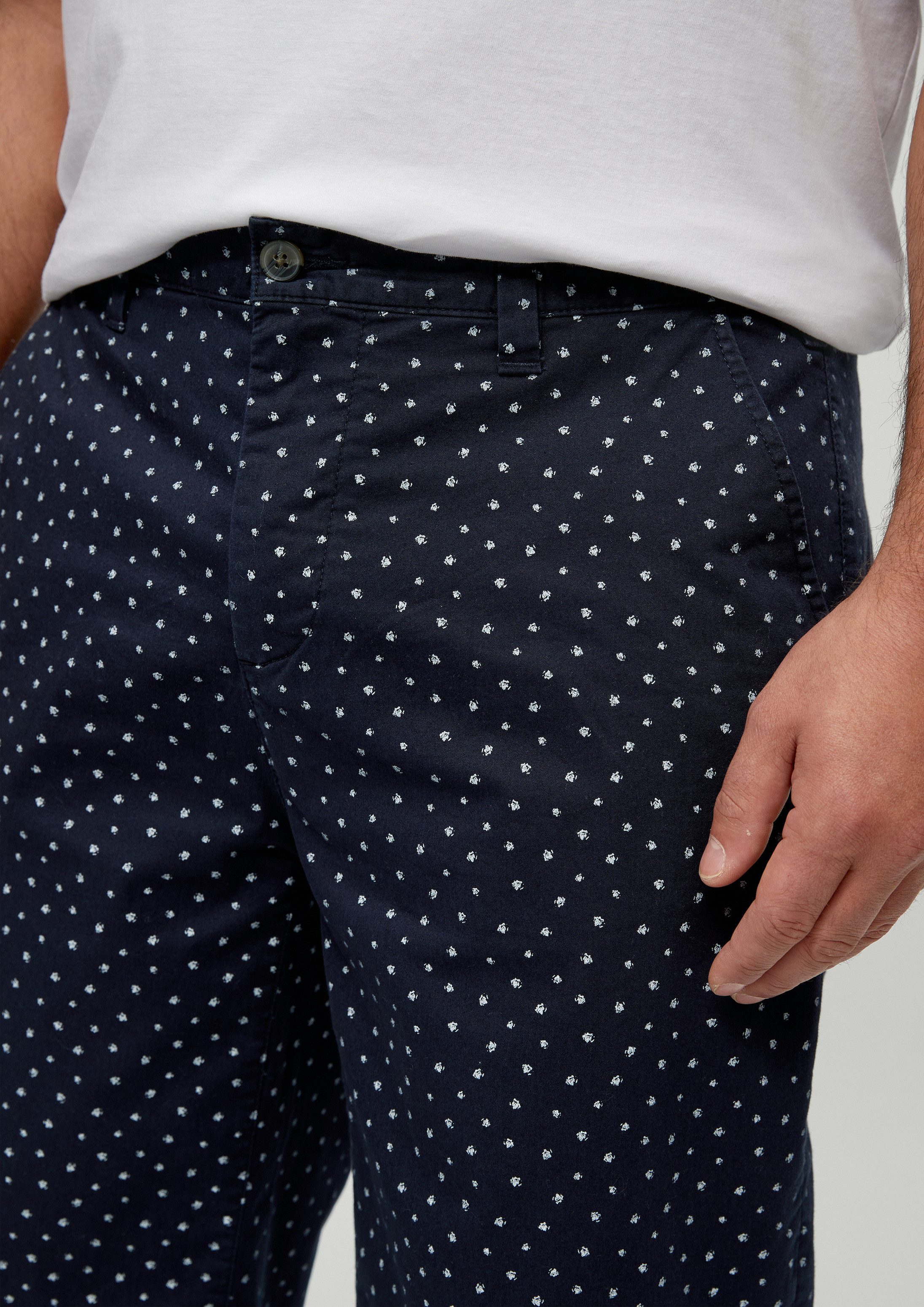 s.Oliver Shorts Hose DETROIT Slim: Bermuda mit Allover-Print