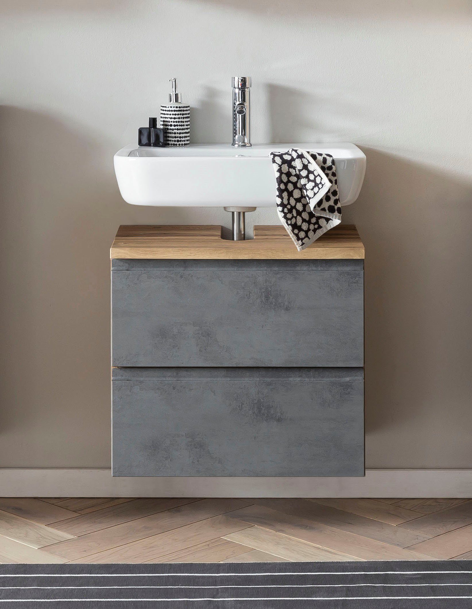 welltime Waschbeckenunterschrank Sölden