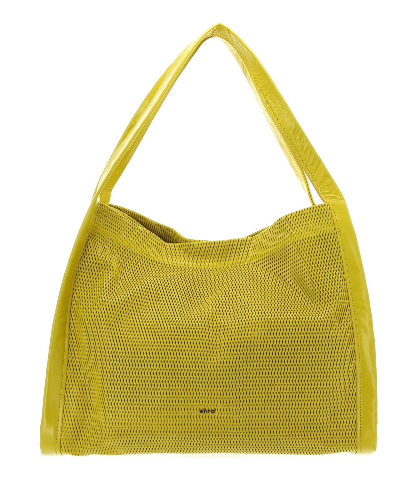 Leather Schultertasche Athene Yellow Abro