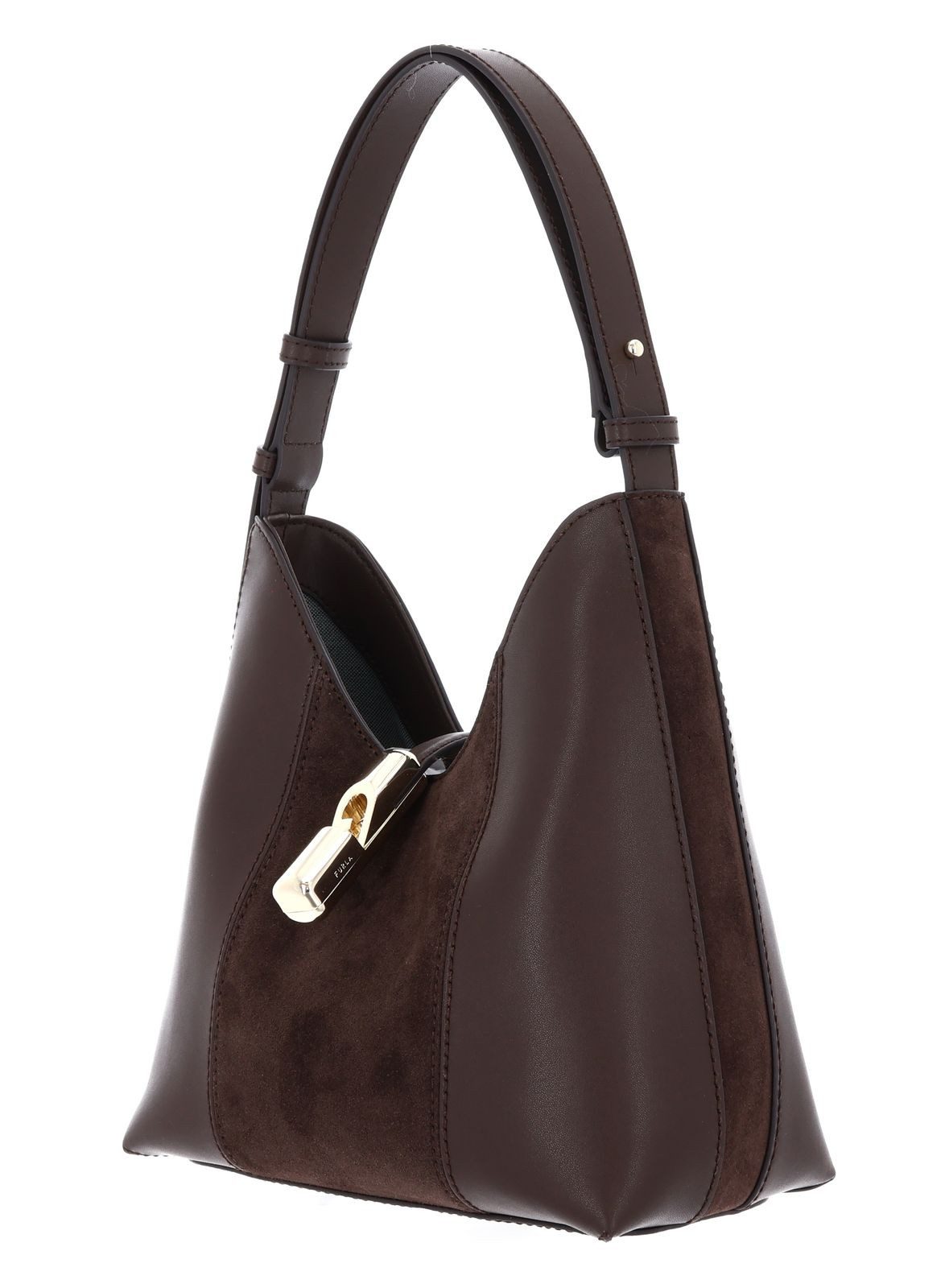 Furla Schultertasche Hobo, aus echtem Leder