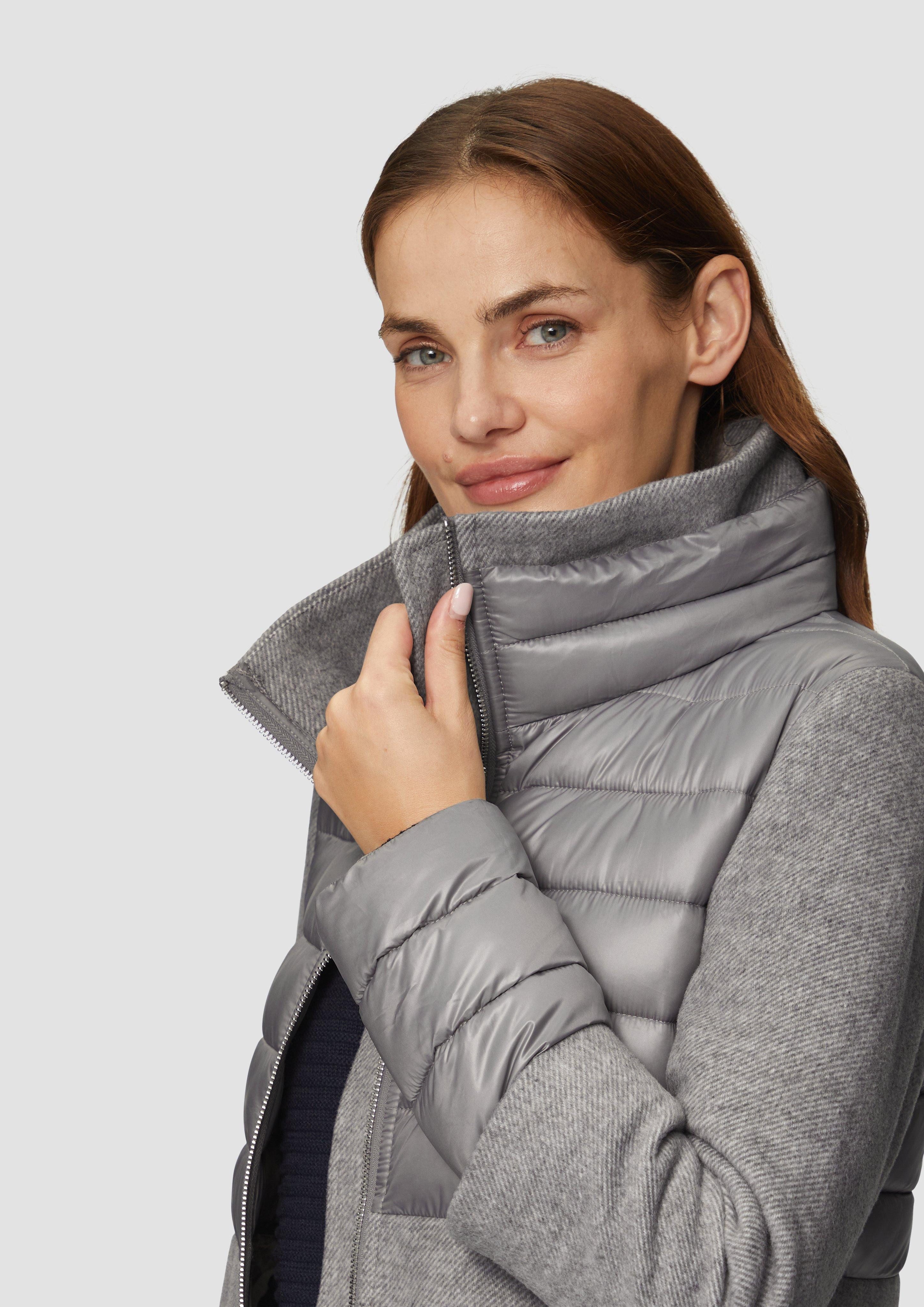 s.Oliver Funktionsmantel Mantel im Fabricmix mit günstig online kaufen