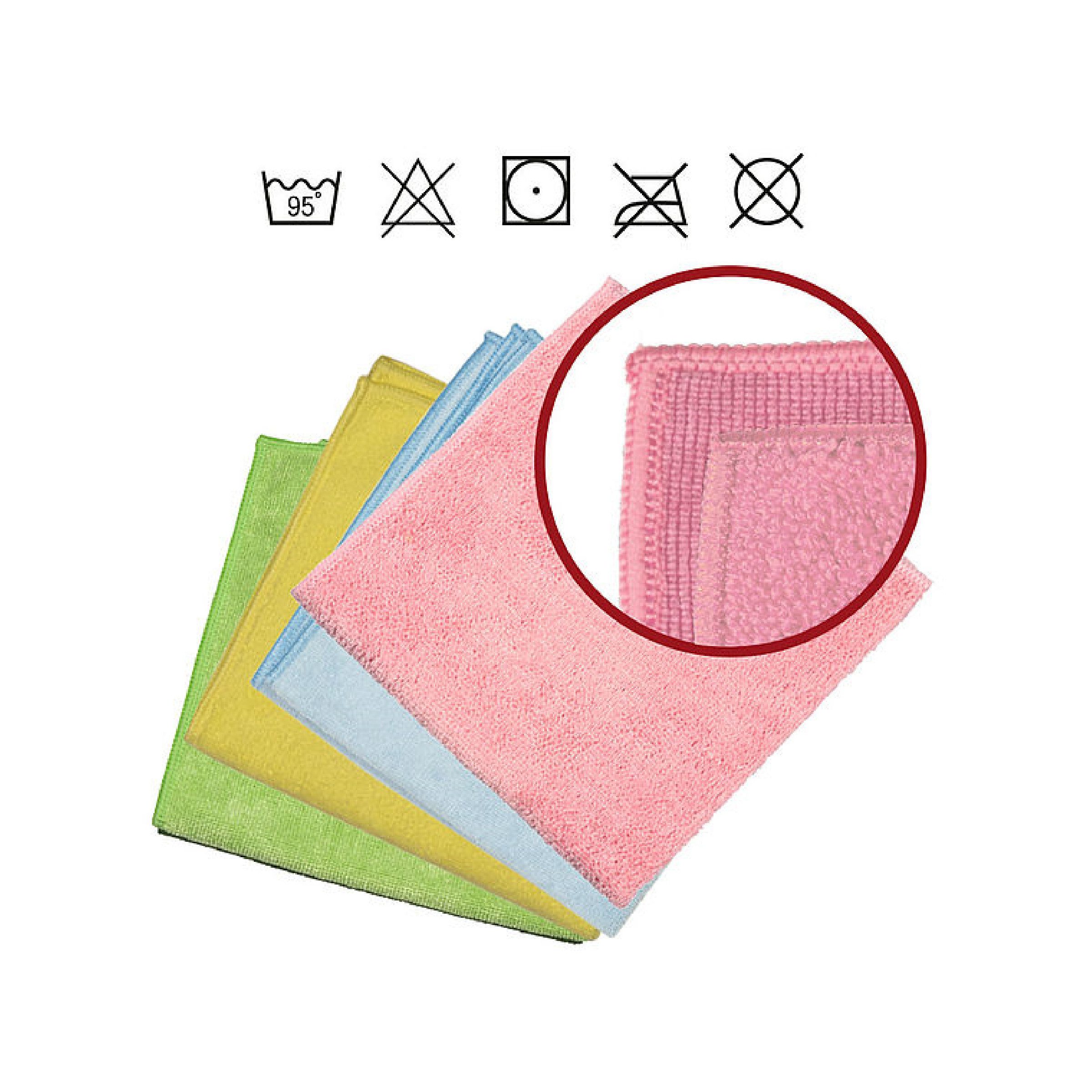 Sprintus SPRINTUS Rainbow PRO Mikrofasertuch – Farbcodiertes Reinigungstuch für Mikrofasertuch