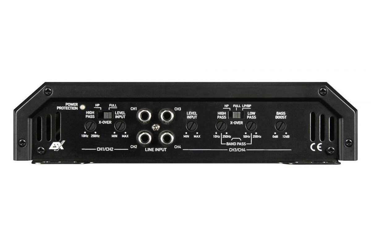 ESX HXE100.4 Watt Verstärker Auto 4.Kanal mit HORIZON Endstufe Vollverstärker 800