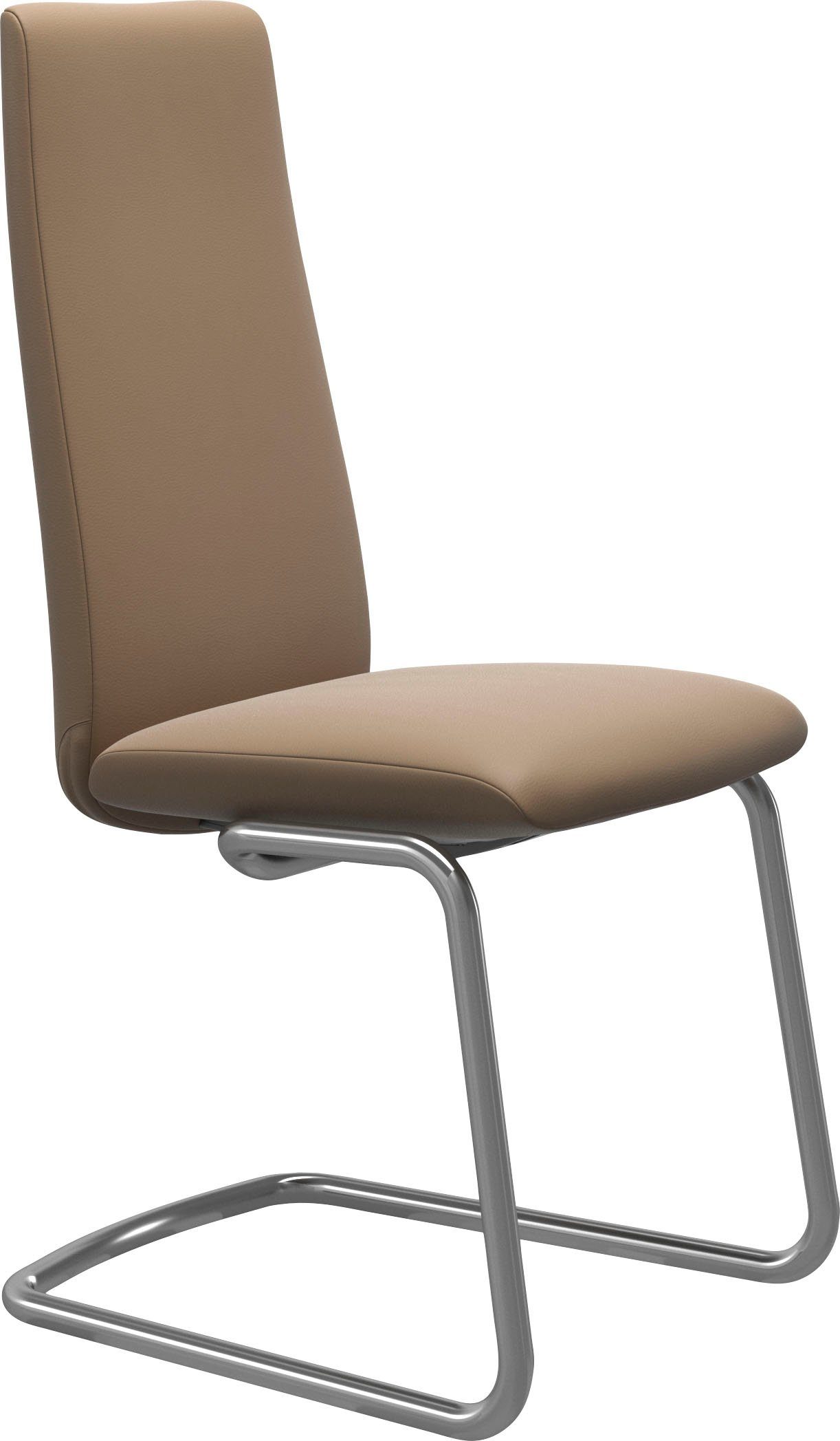 Stressless® Polsterstuhl Laurel, in aus Beinen High M, Back, glänzend mit Chrom Größe Stahl