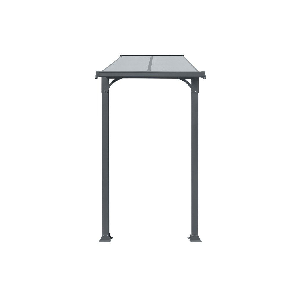 HOME DELUXE Vordach CUBIS - aus Aluminium (Komplettset), Überdachung für den Eingangsbereich, Haustür