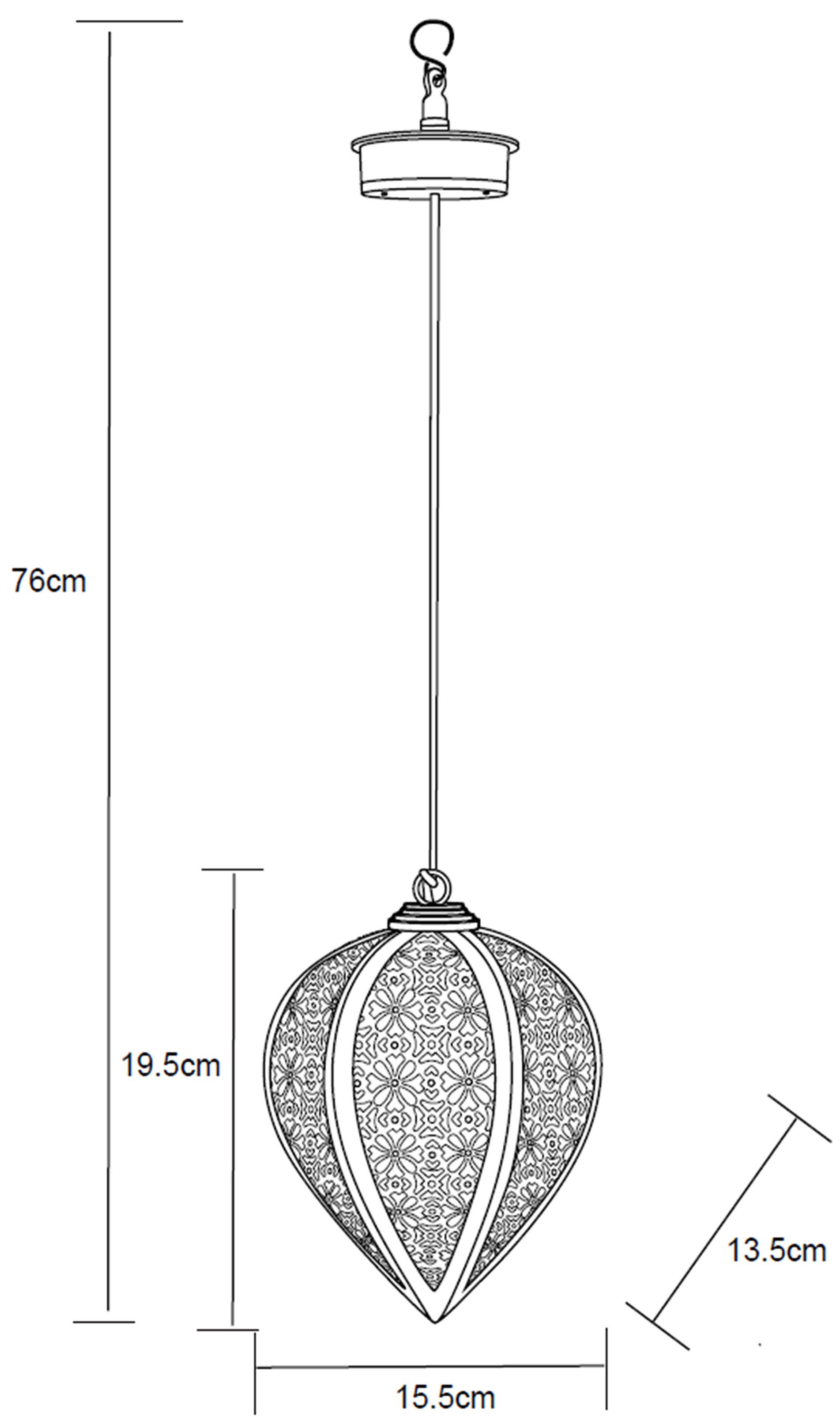 Northpoint LED Gartenleuchte LED Solar Metall günstig online kaufen
