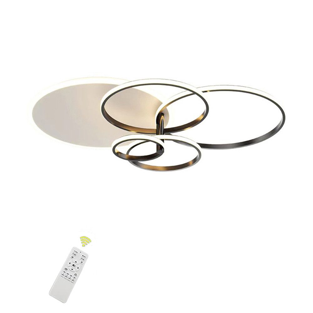 Daskoo Deckenleuchten 3/5 Ringe LED Deckenlampe günstig online kaufen
