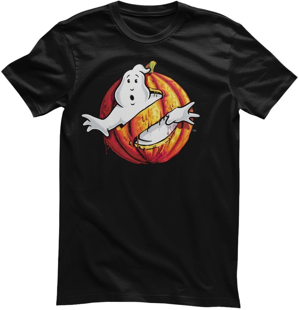 Ghostbusters T-Shirt Ghostbusters Halloween Pumpkin Logo T-Shirt