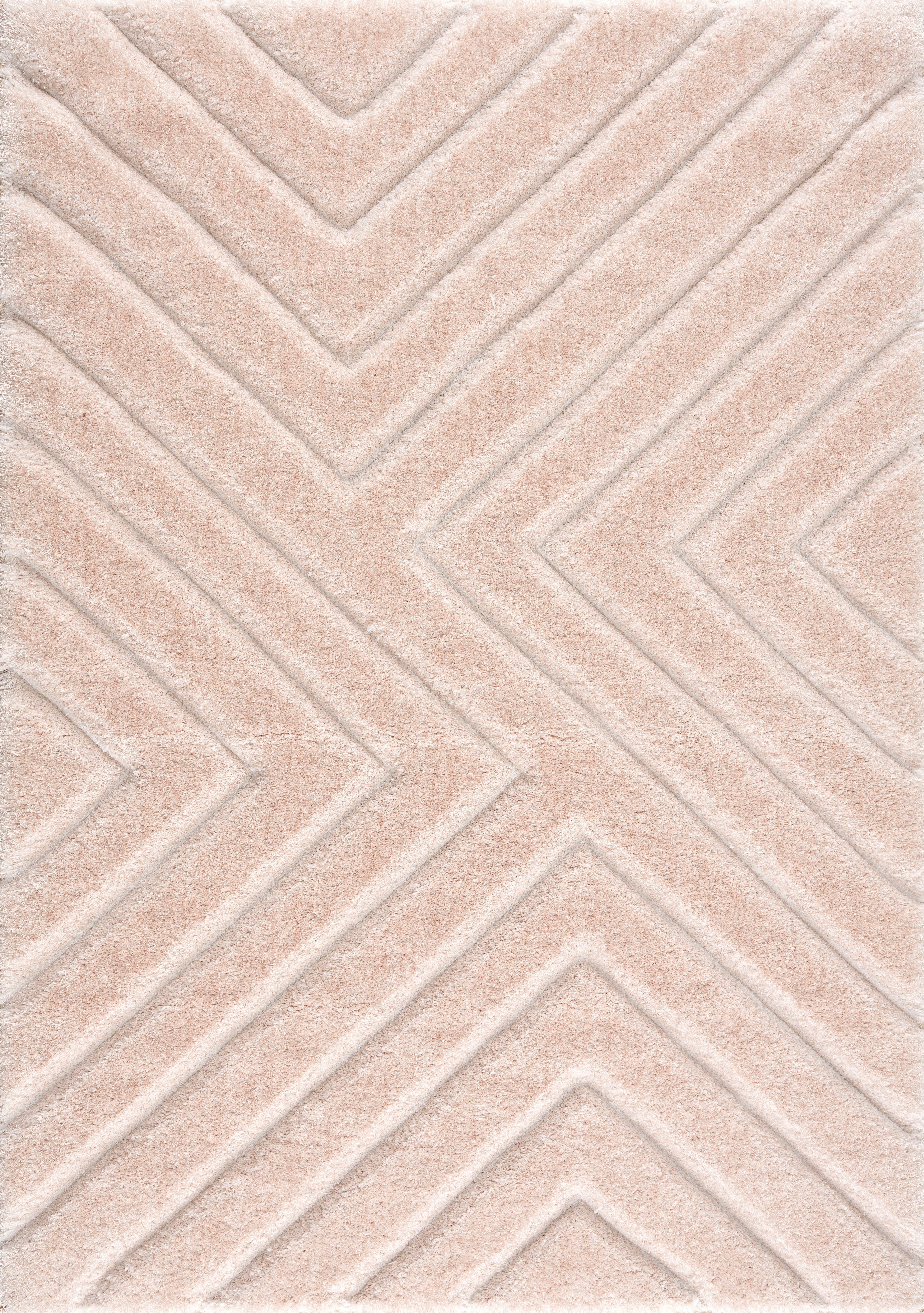 my home Hochflor-Teppich Fiori, rechteckig, Höhe: günstig online kaufen