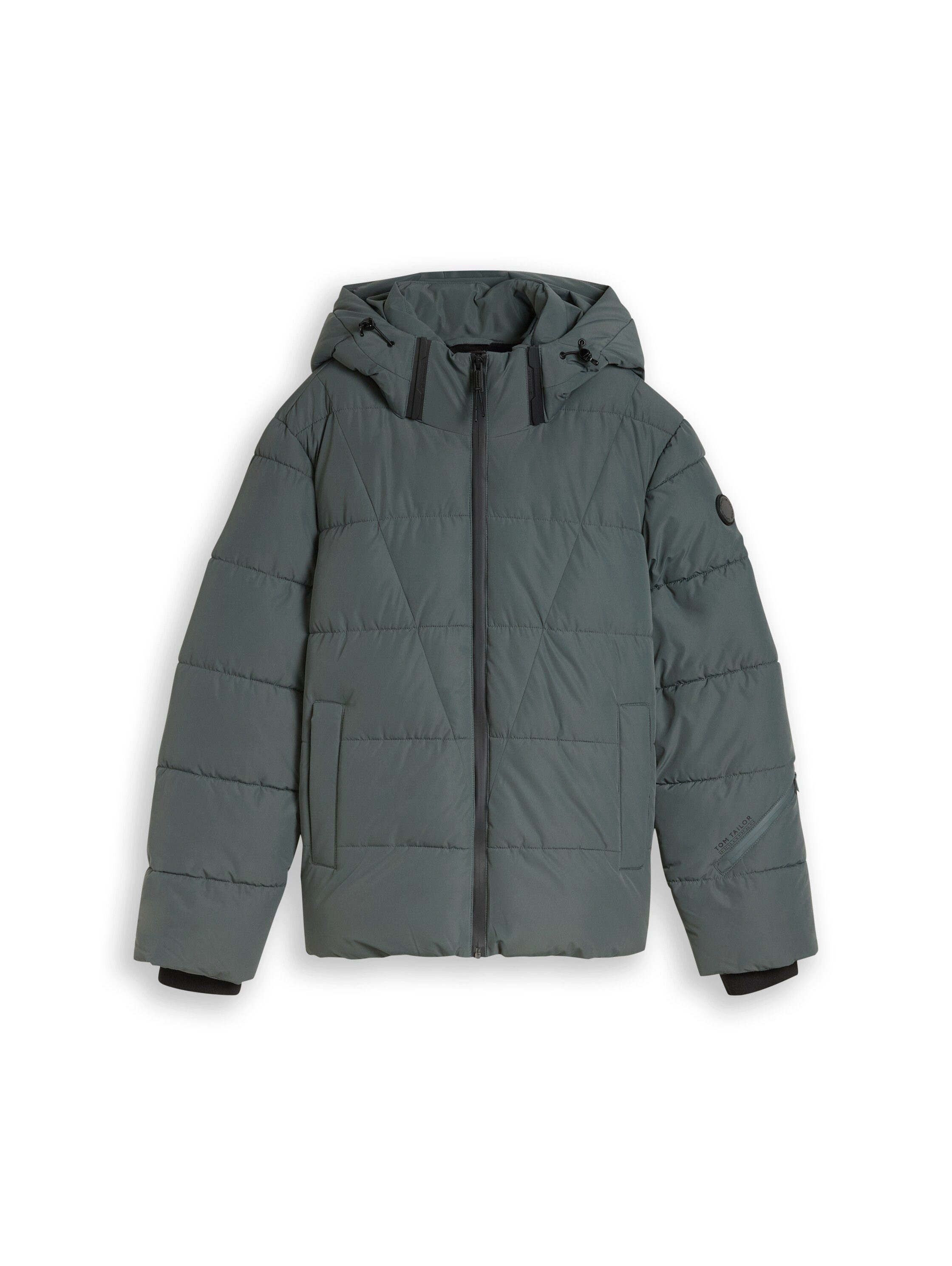 TOM TAILOR Steppjacke Regular mit Logo Stickerei