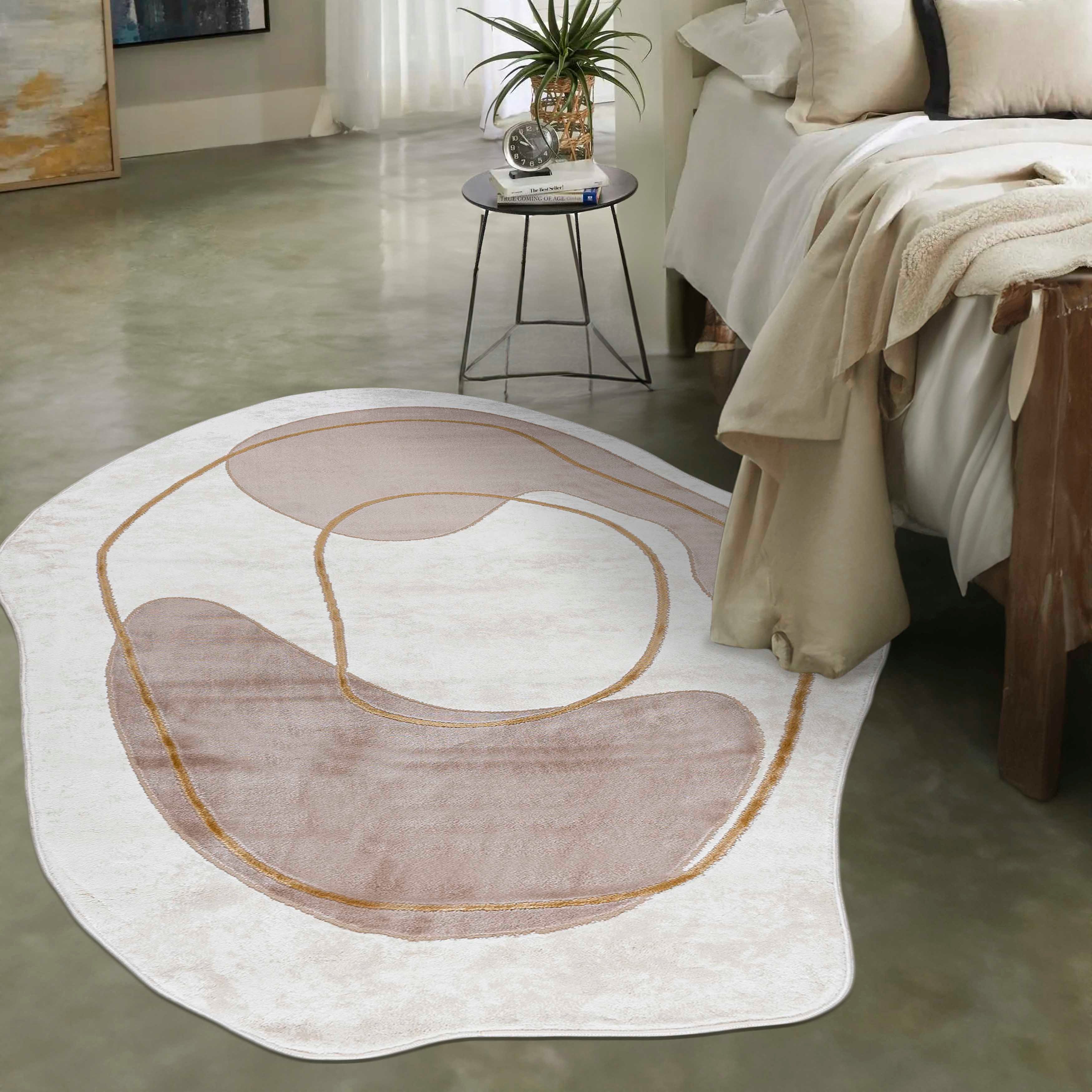 Mazovia Designteppich Modern Unregelmäßig Teppich Weich Teppich für Wohnzim günstig online kaufen