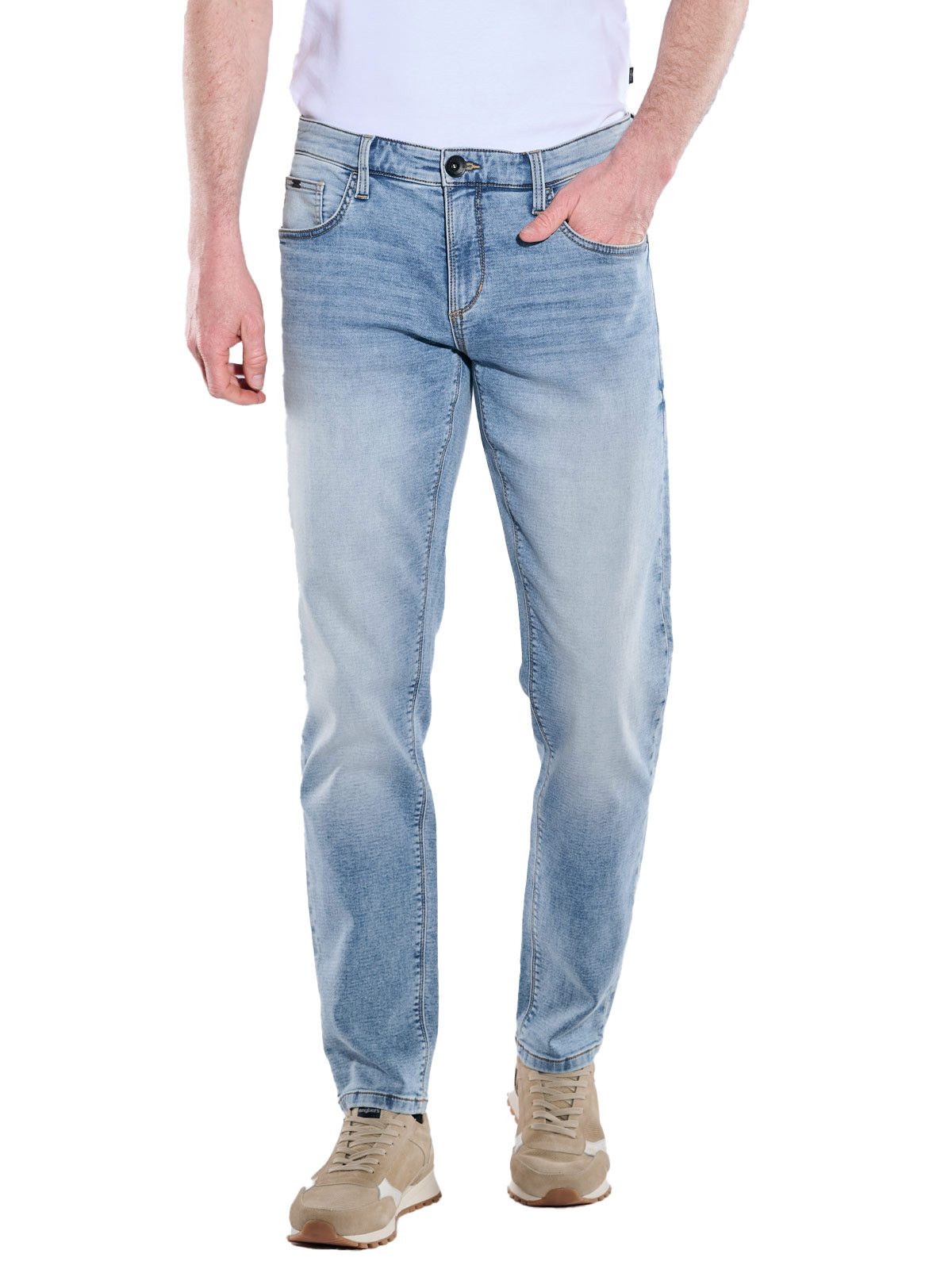 Engbers Stretch-Jeans engbers Herren Super-Stretch-Jeans 5-Pocket, Himmelbl günstig online kaufen