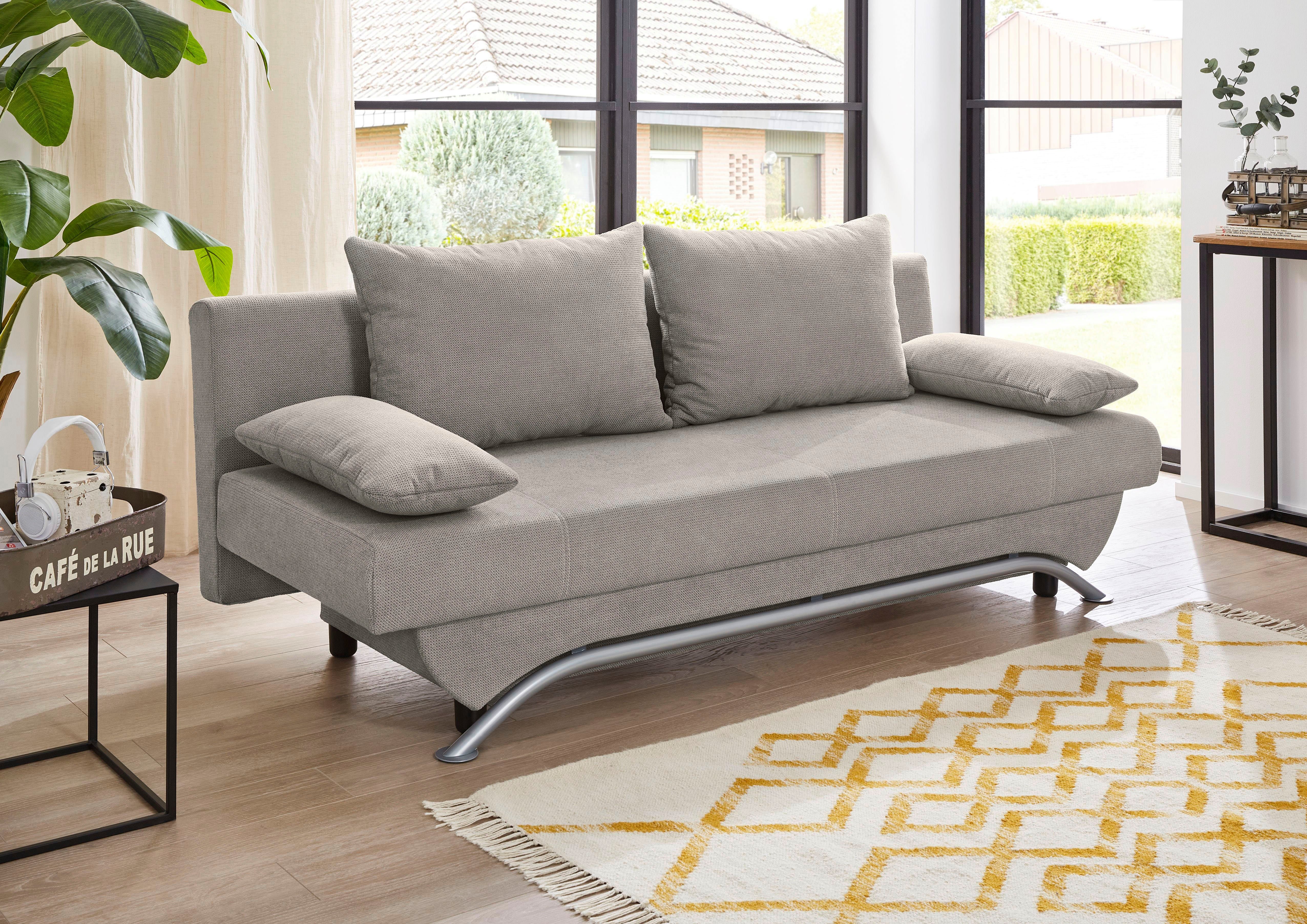 Jockenhöfer Gruppe Schlafsofa Nancy, B: 190 cm, Liegefl. 121x190 cm, mit Schlaffunktion & Bettkasten