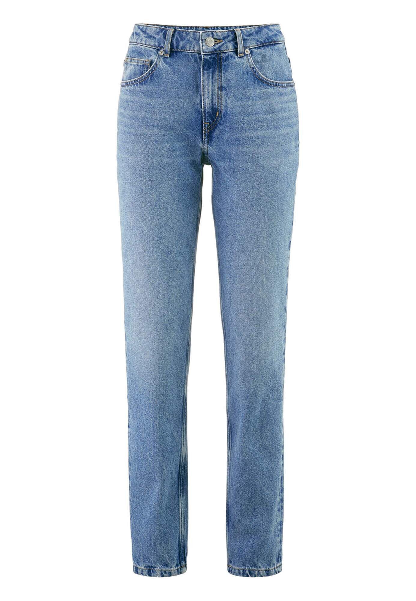 Hessnatur 5-Pocket-Jeans HANNA High Rise Mom aus reinem Bio-Denim (1-tlg)