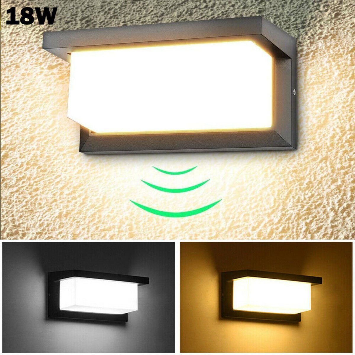 LED Wandleuchte Innenlampe Holz Wandlampe Warmes Licht Lampe für