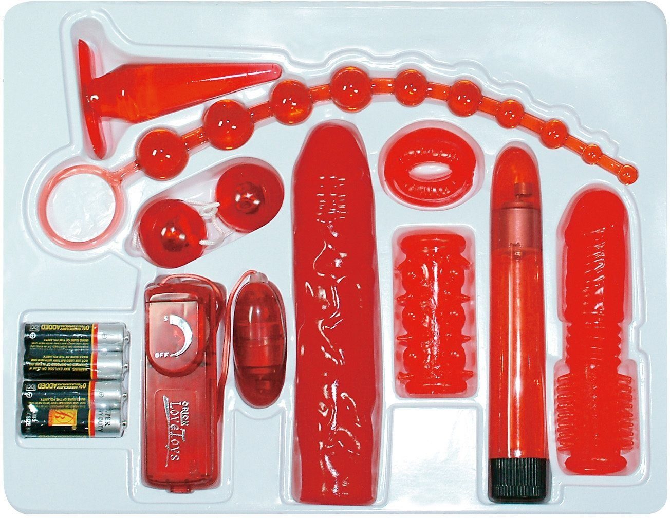 You2Toys Erotik-Toy-Set Red 9-tlg. Roses