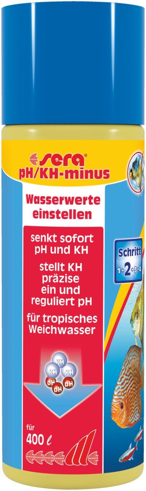 Aquariendeko sera ph/KH - minus einfach weiches Wasser 100 ml