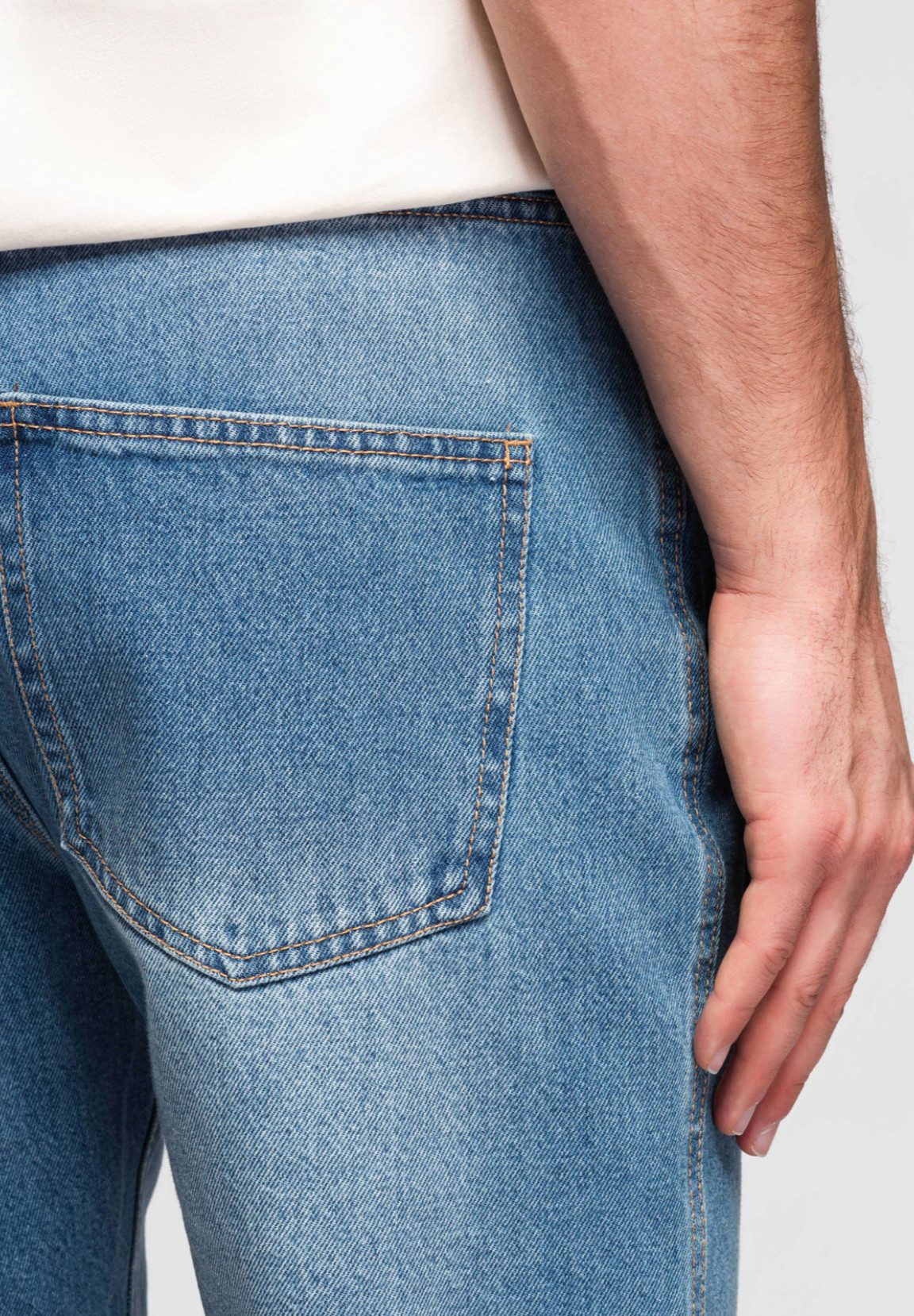 OMBRE Jeansshorts Denim-Shorts für Männer mit Rissen und Löchern