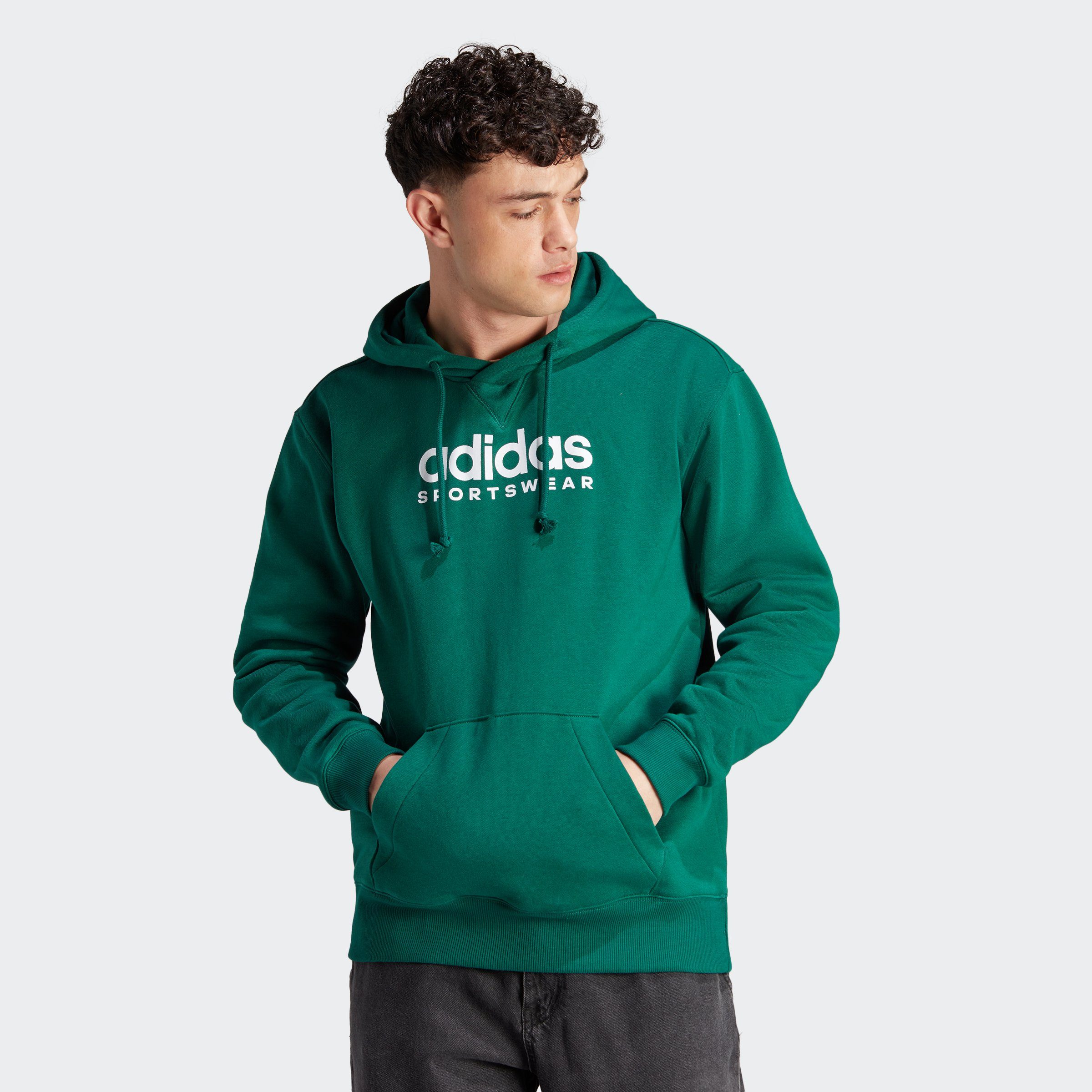 SZN GRAPHIC Collegiate Kapuzensweatshirt adidas Green HOODIE Sportswear FLEECE ALL