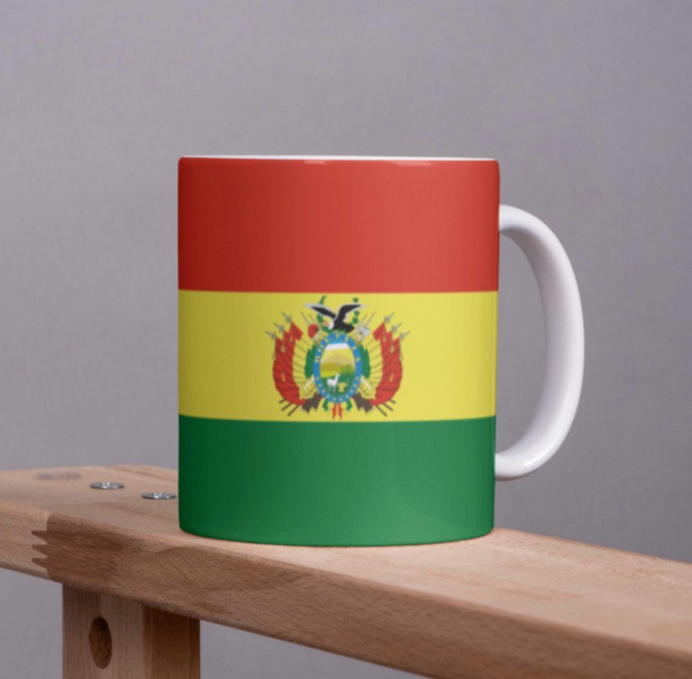 Becher Kaffeetasse Pot Bolivien Tasse Flagge Tasse Büro Cup National Tinisu Kaffee