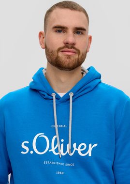 s.Oliver Sweatshirt Sweatshirt mit Labelprint Blende, Logo