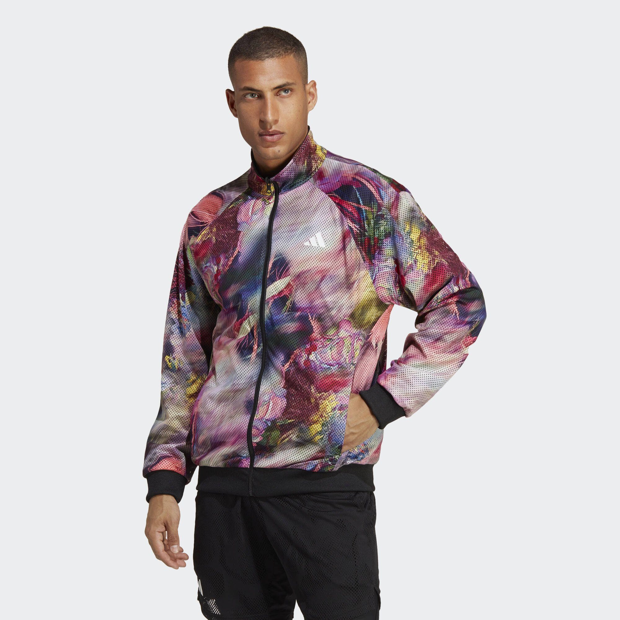 adidas Performance Tennisjacke MELBOURNE TENNIS STRETCH WOVEN REVERSIBLE JACKE