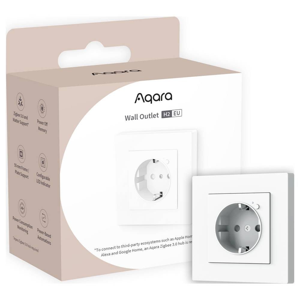 Aqara Steckdose WP-P01D Smart-Home-Steuerelement, mit Messfunktion