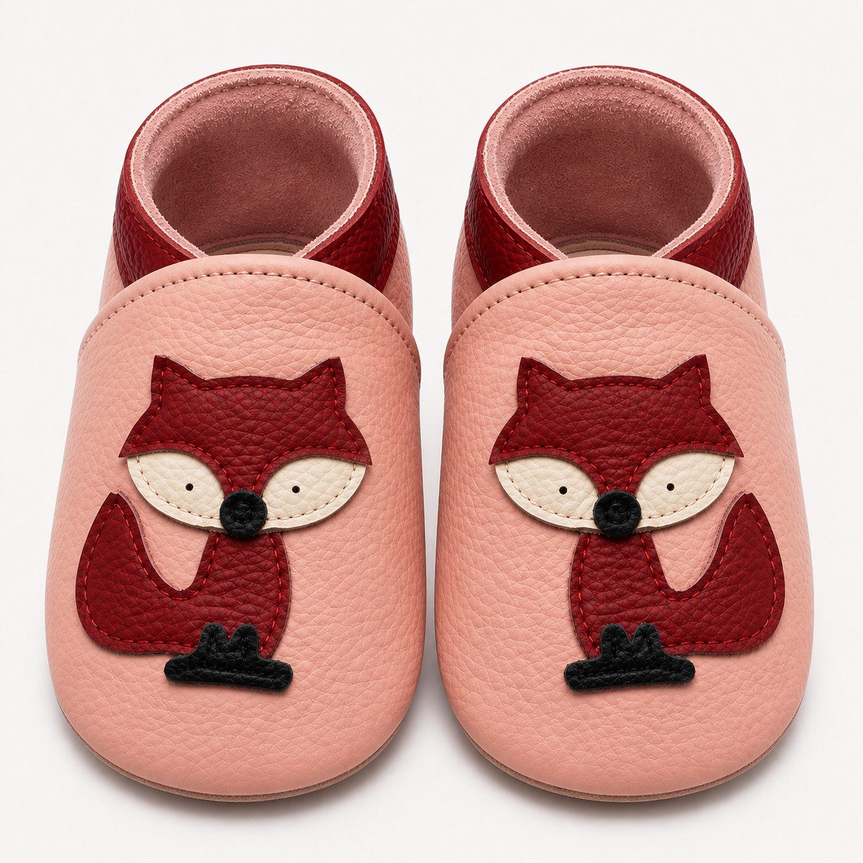 Yalion Yalion Leder Baby-Lauflernschuhe, weich, rutschfest, handgefertigt Krabbelschuh Baby Schuh aus echtem Leder,Barfußgefühl & rutschfester Sohle