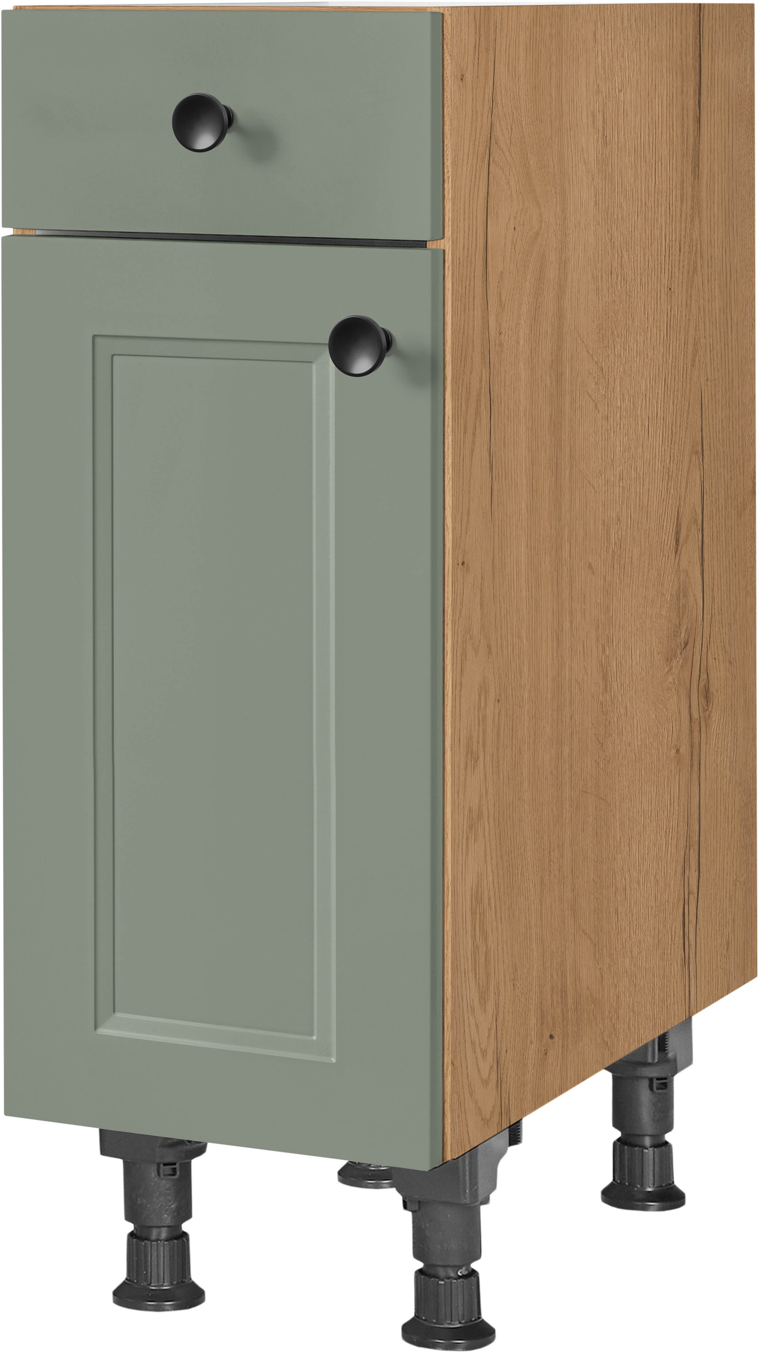 nobilia® Unterschrank "Cascada", Ausrichtung wählbar, vormontiert, in den Breiten 30, 45 und 60 cm Breite, mit höhenverstellbaren Sockelfüßen, vormontiert