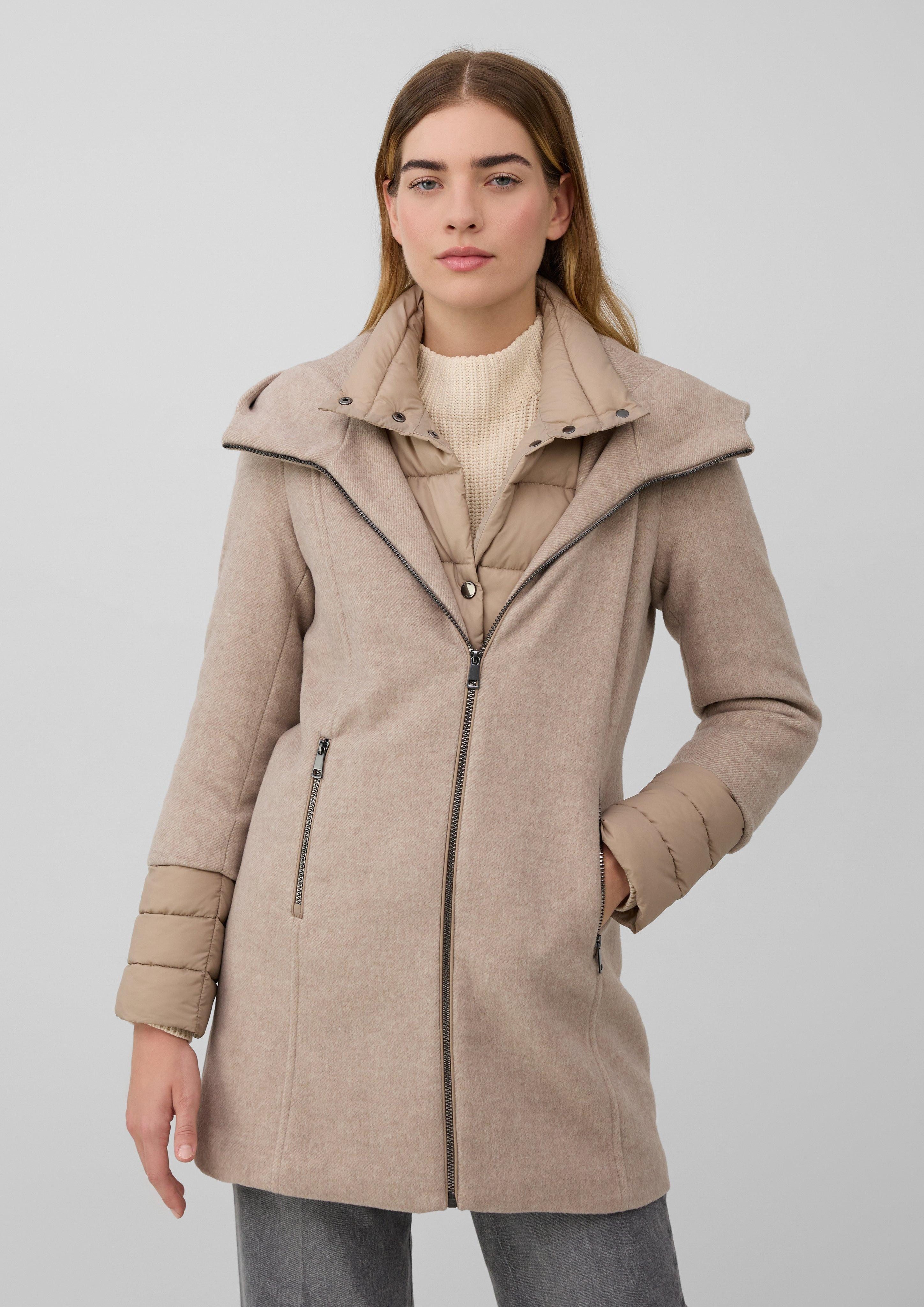 s.Oliver Funktionsmantel Slim-Fit-Mantel aus Webware mit günstig online kaufen