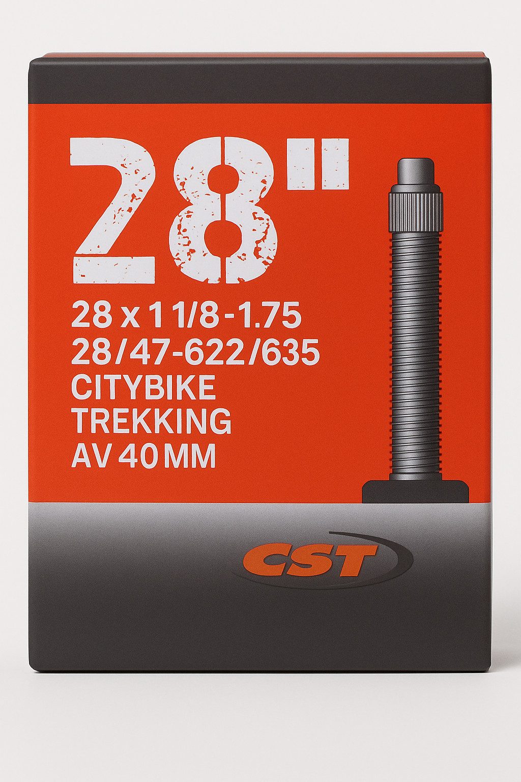 CST Fahrradschlauch CST Fahrradschlauch 28x1 1/8-1.75" AV 40mm  28/47-622/635 Citybike
