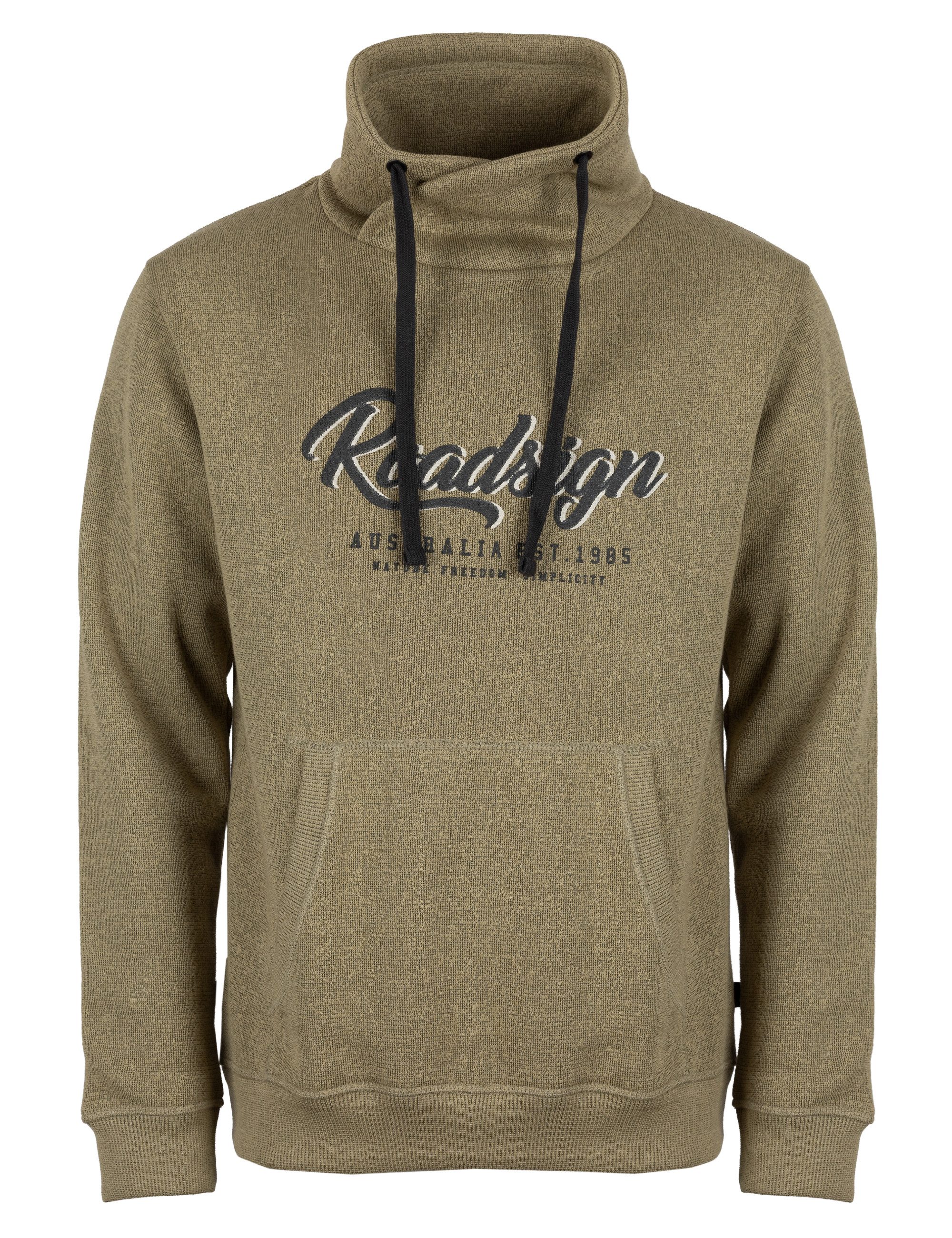 ROADSIGN australia Sweatshirt Knit Optic (1, 1-tlg., 1) meliertes Tube für gemütliche Stunden mit modernem Twist