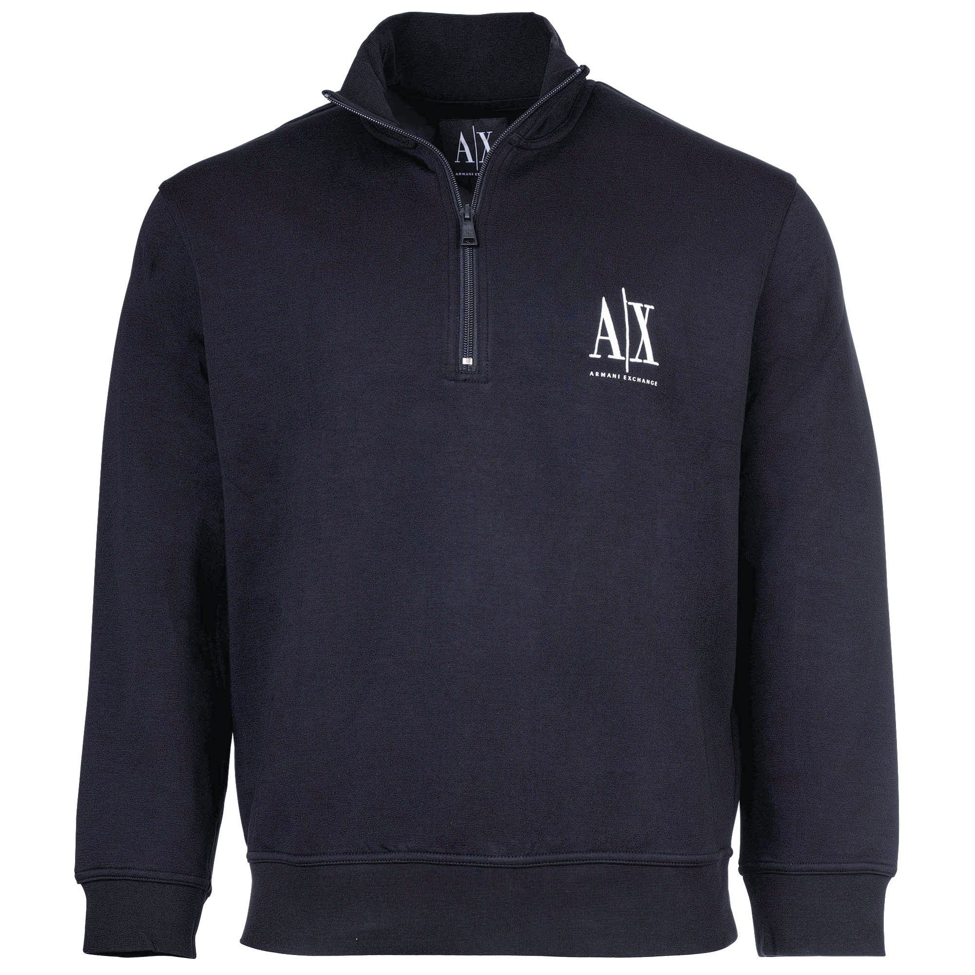 ARMANI EXCHANGE Sweatshirt Herren Sweatshirt 1er Pack Baumwolle (Packung, 1er Pack)