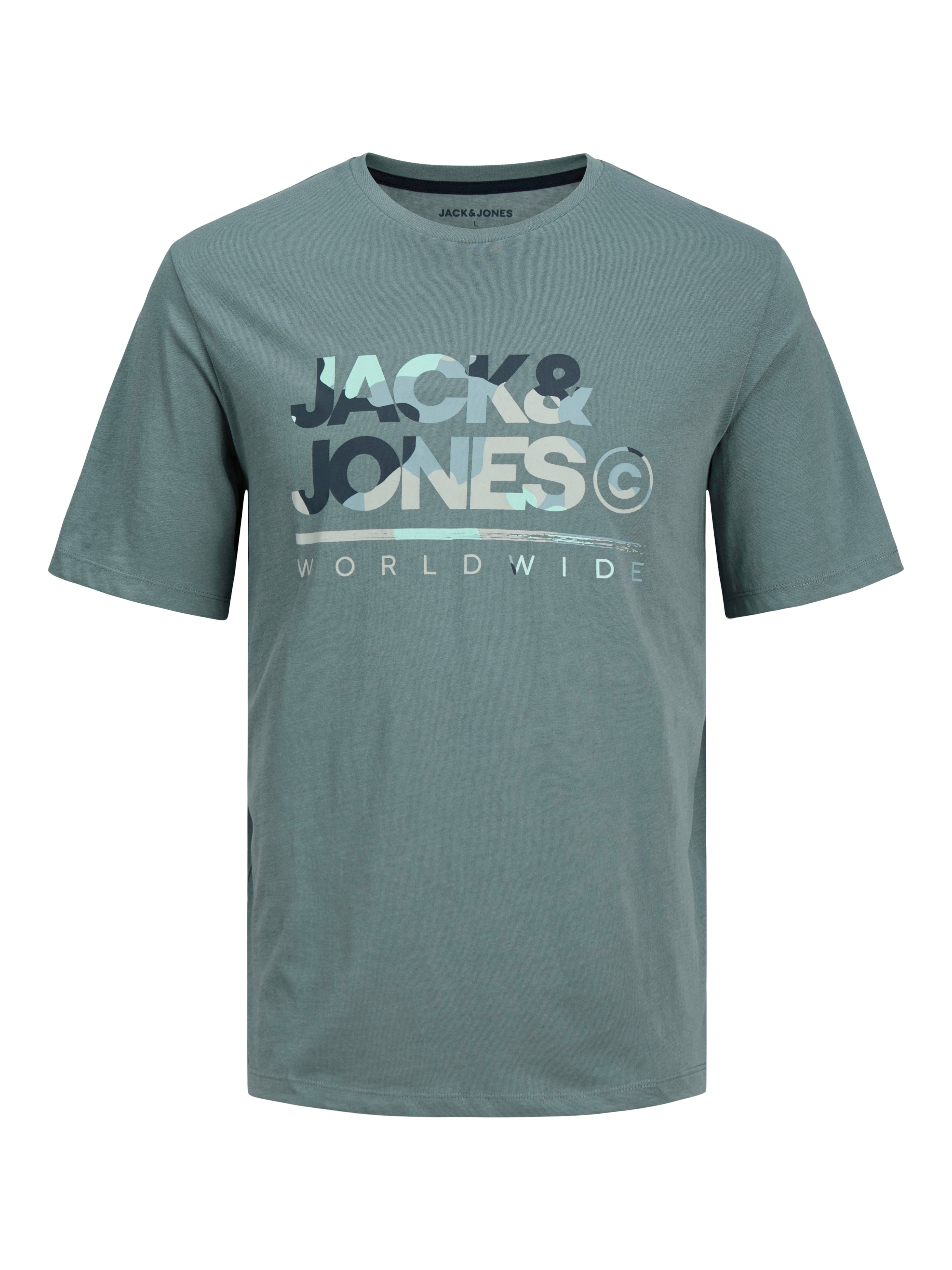 Jack & Jones Kurzarmshirt JJLUKE TEE SS CREW NECK 5PK MP (Packung, 5-tlg) – Bild 4 von 5