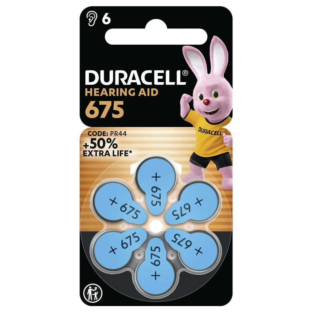 Duracell Duracell Hörgerätebatterie ZA675 1.45 V 1 St. 630 mAh Zink-Luft Knopfzelle