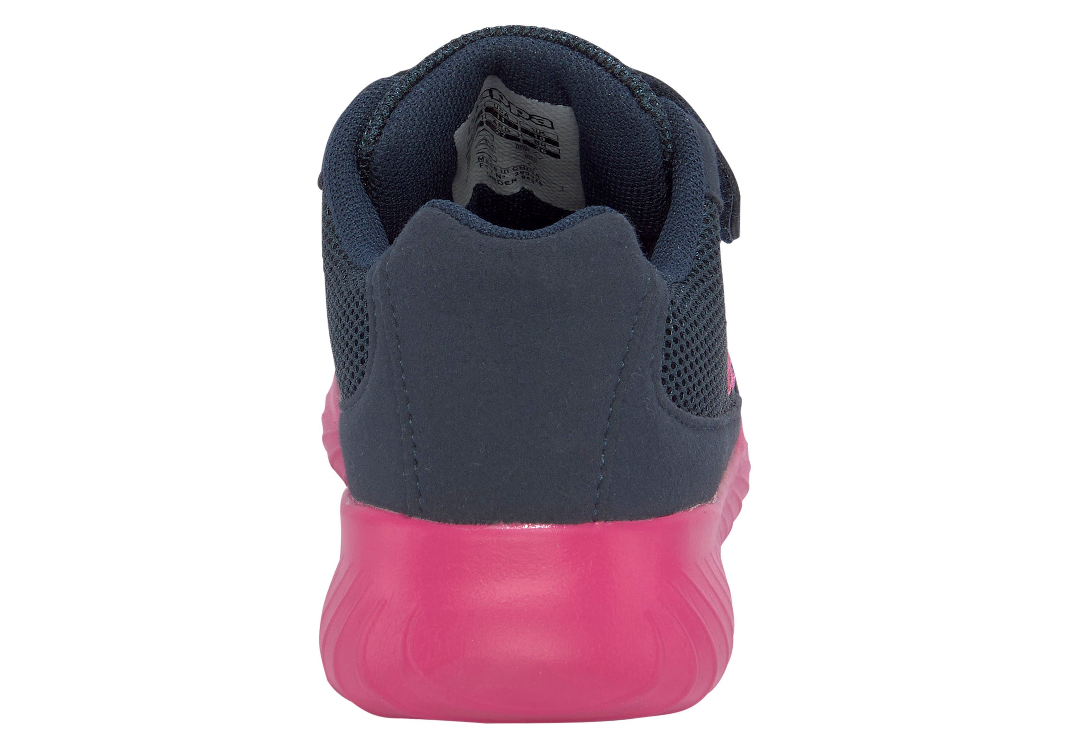 Kappa Sneaker mit Klettverschluss navy-pink